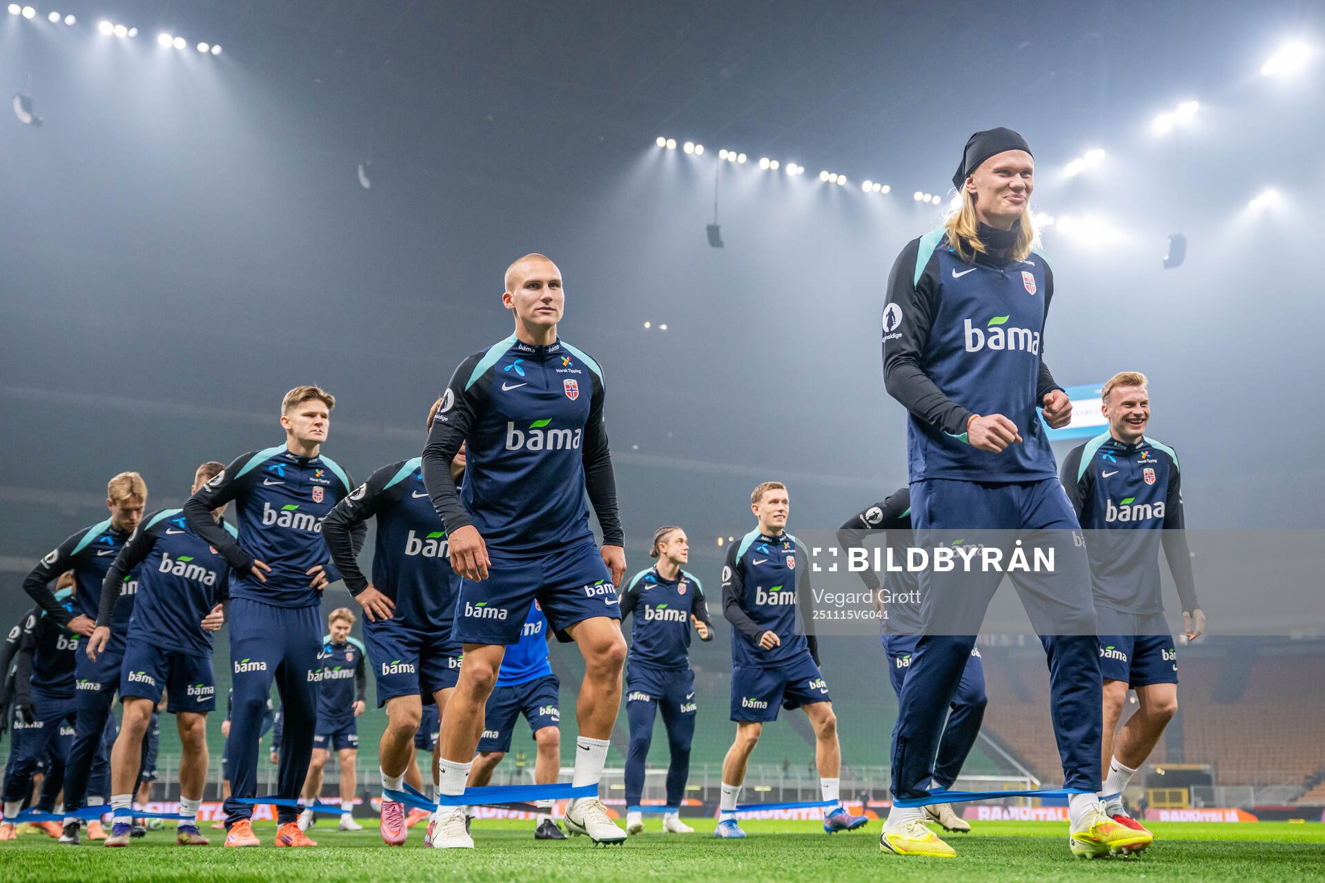 Leo Østigård, Erling Braut Haaland, Sondre Langås and