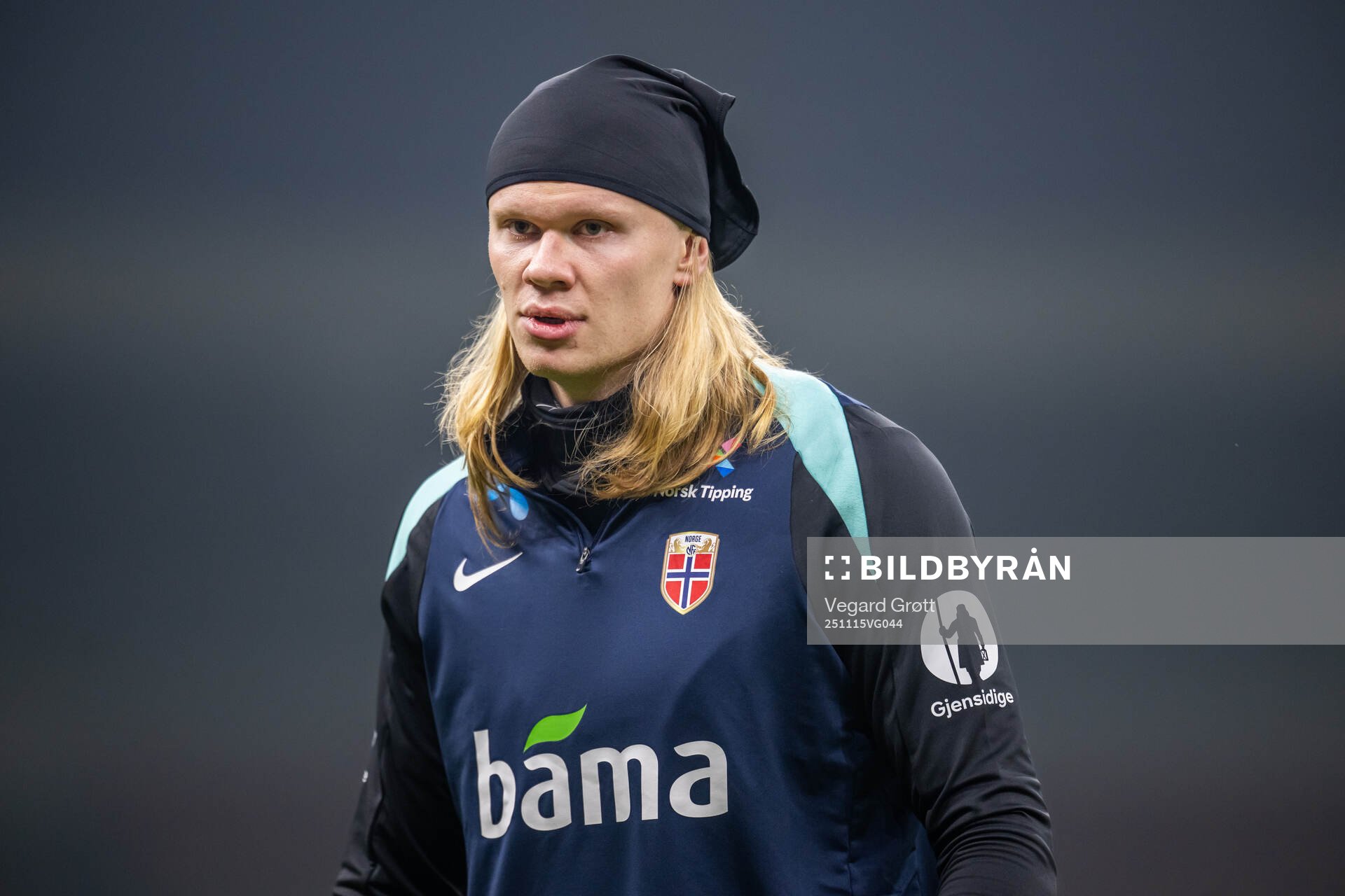 Erling Braut Haaland of the Norwegian national football team