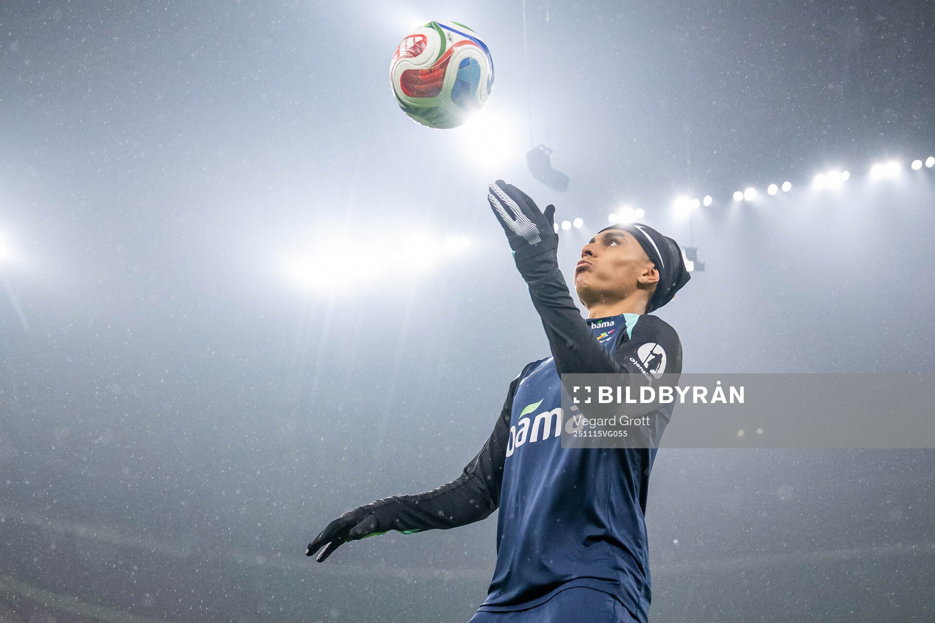 Antonio Nusa of the Norwegian national football team