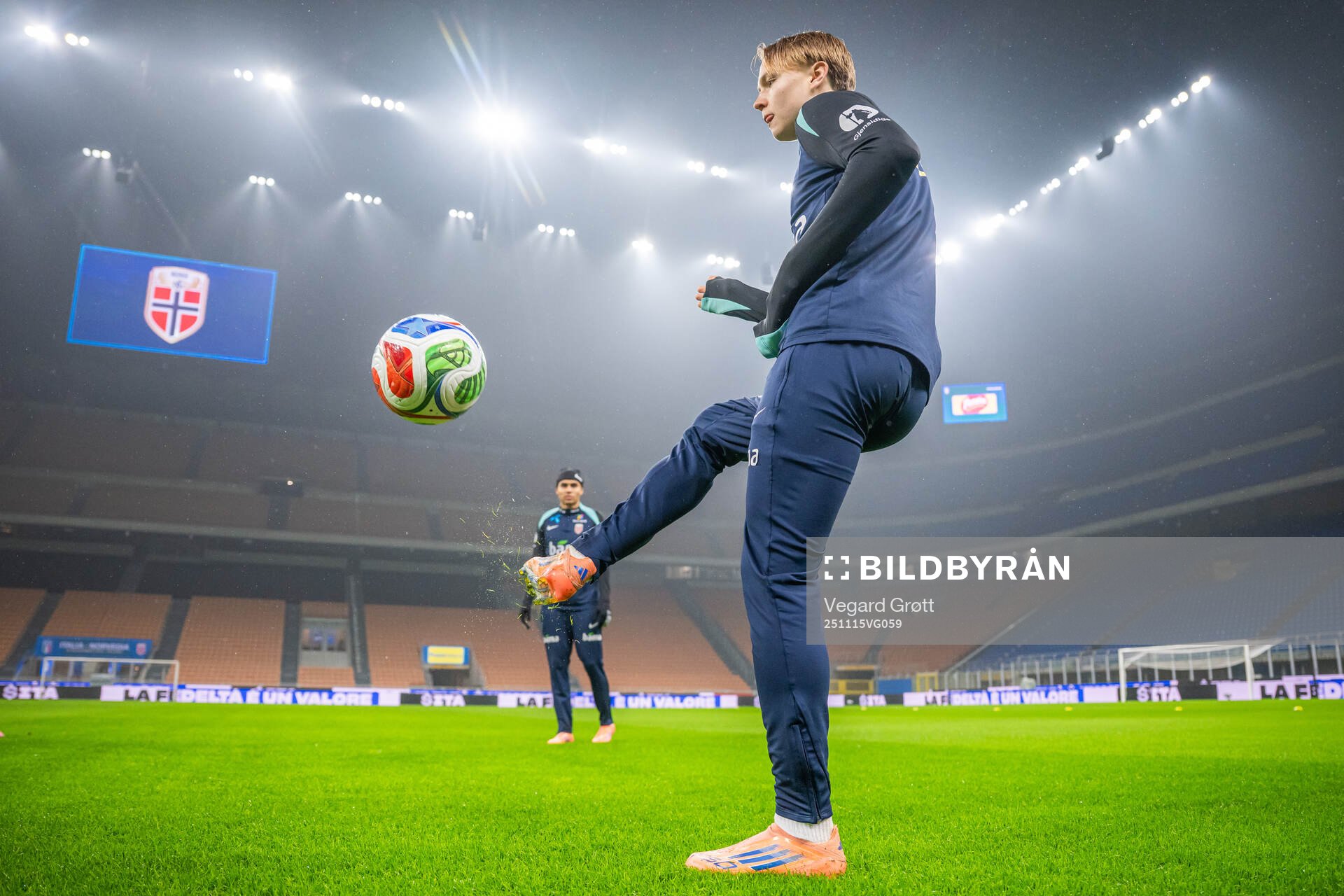 Andreas Schjelderup of the Norwegian national football team