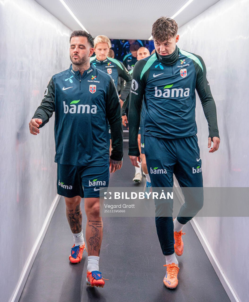 Aron Bizet Dønnum and Jørgen Strand Larsen of the