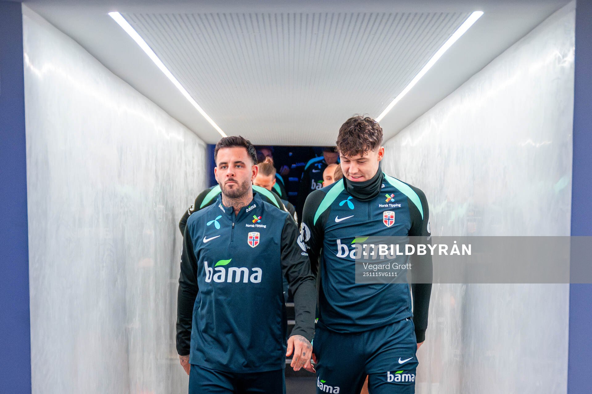 Aron Bizet Dønnum and Jørgen Strand Larsen of the