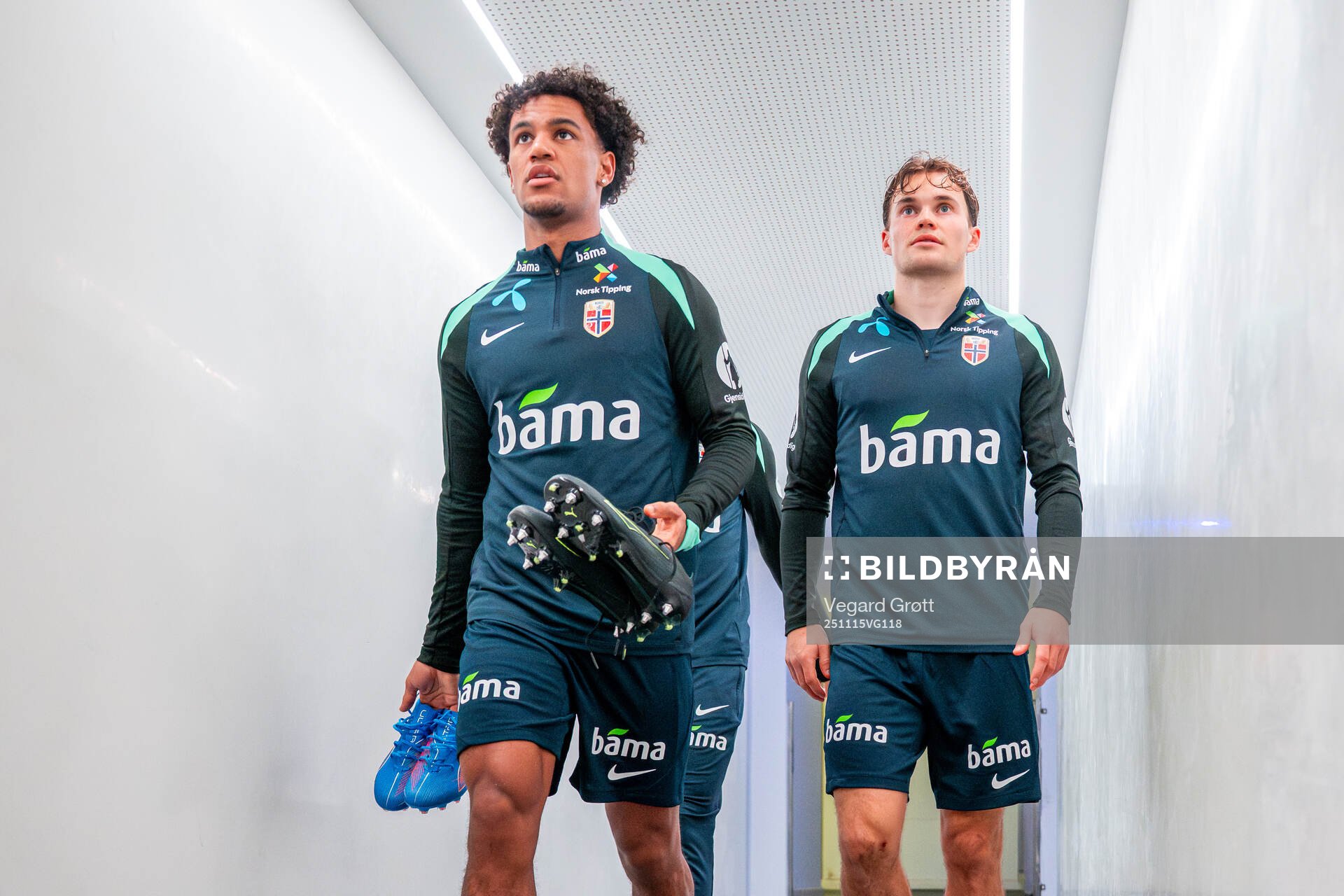 Oscar Bobb and Kristian Arnstad of the Norwegian national