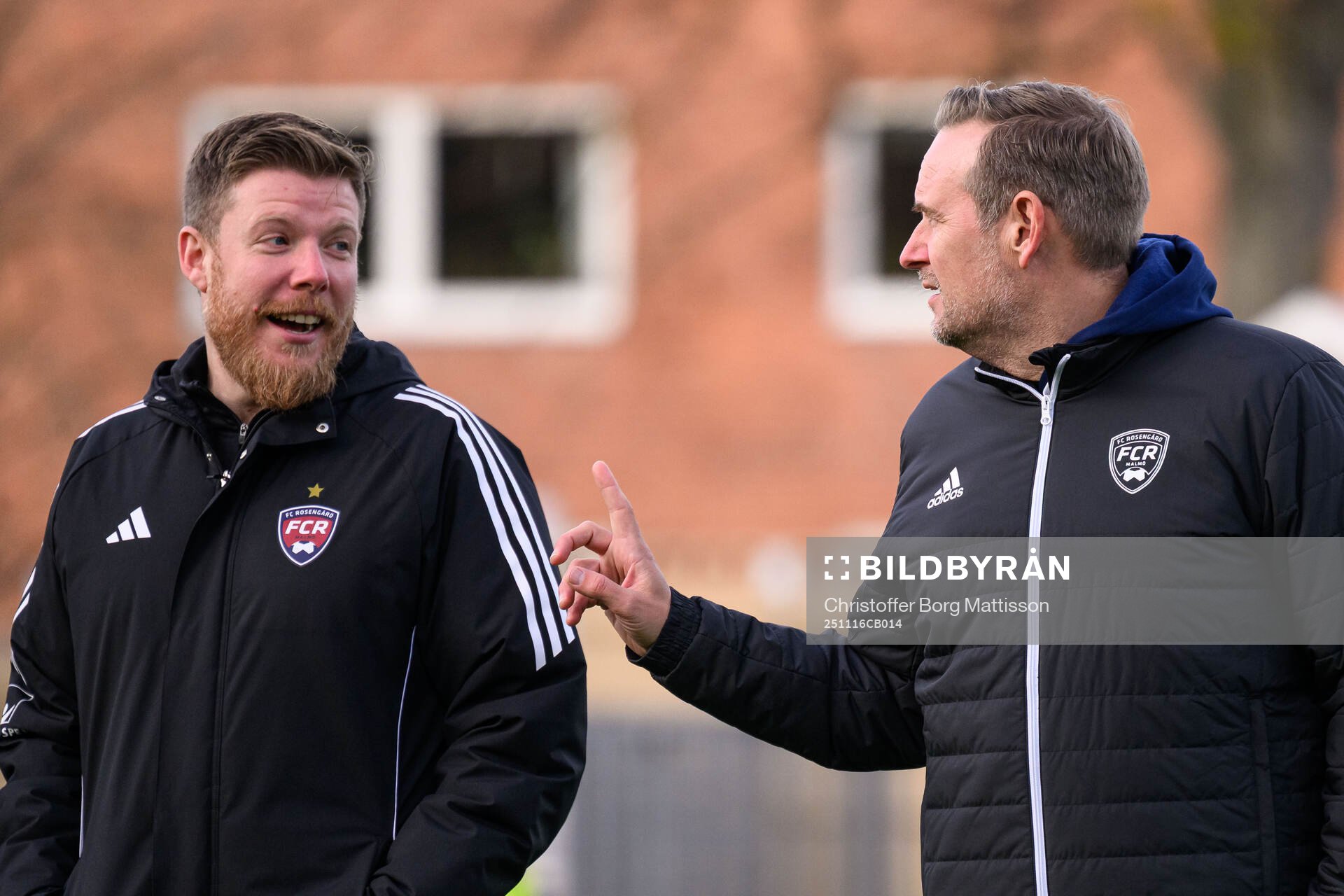 Rosengårds tränare Rafael Roldan Bermudez och Martin