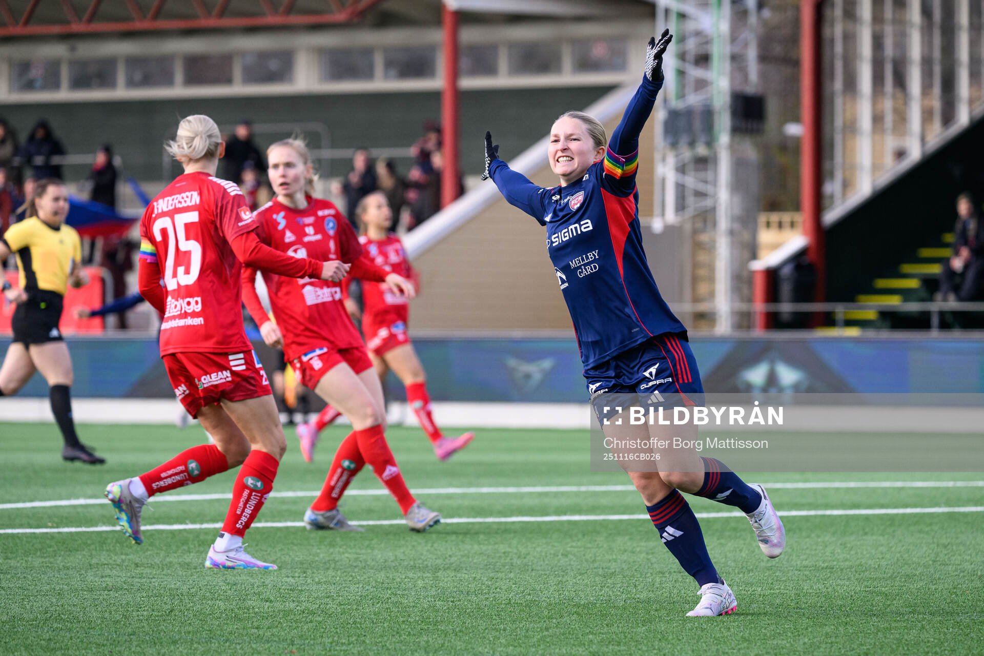 Rosengårds Hanna Andersson jublar