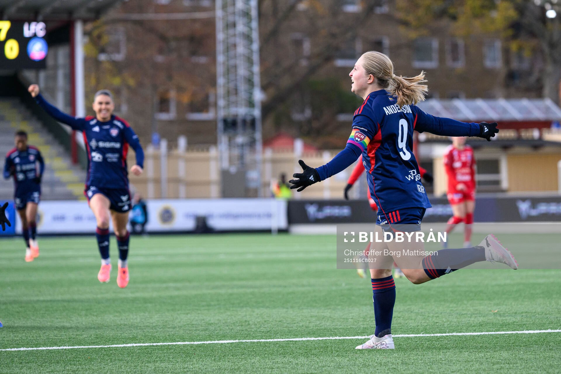 Rosengårds Hanna Andersson jublar