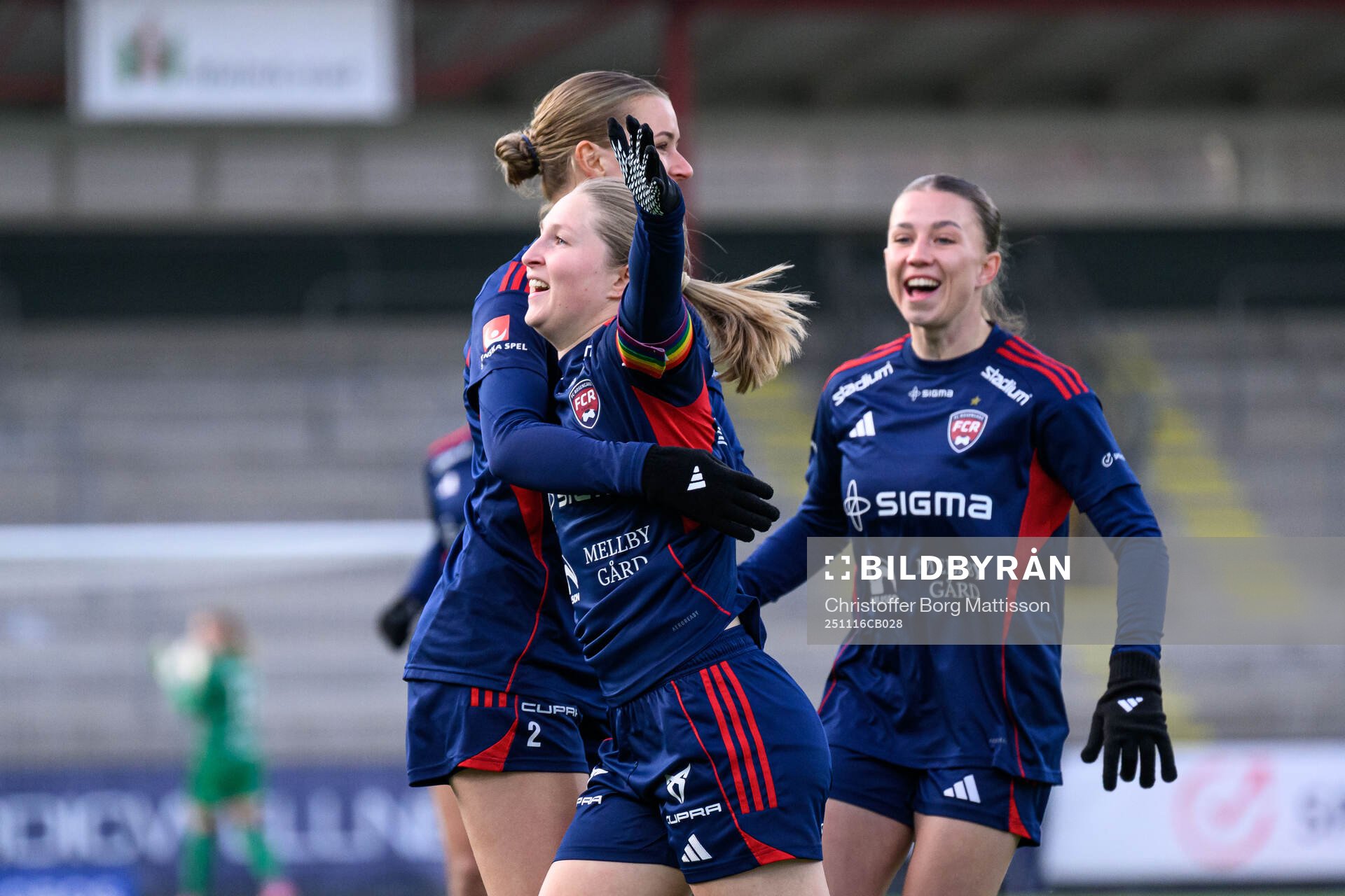 Rosengårds Hanna Andersson jublar
