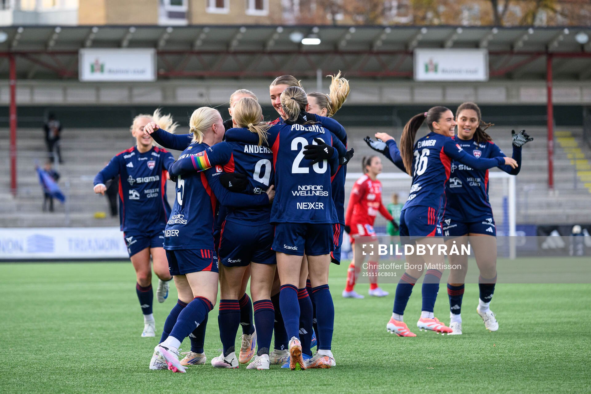Rosengårds Hanna Andersson jublar