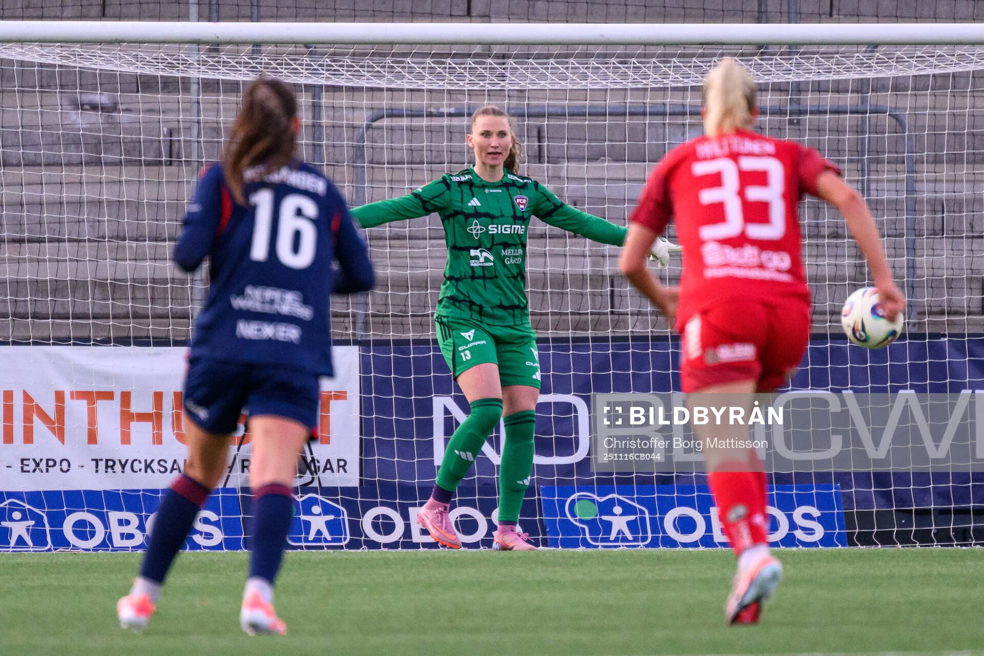 Rosengårds målvakt Samantha Leshnak Murphy
