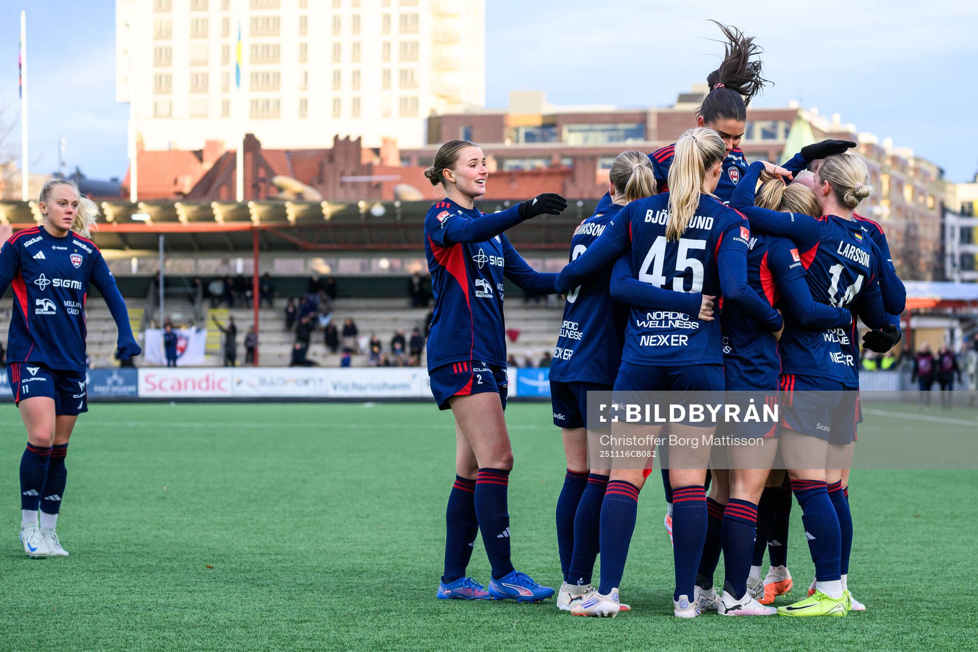 Rosengårds Hanna Andersson jublar