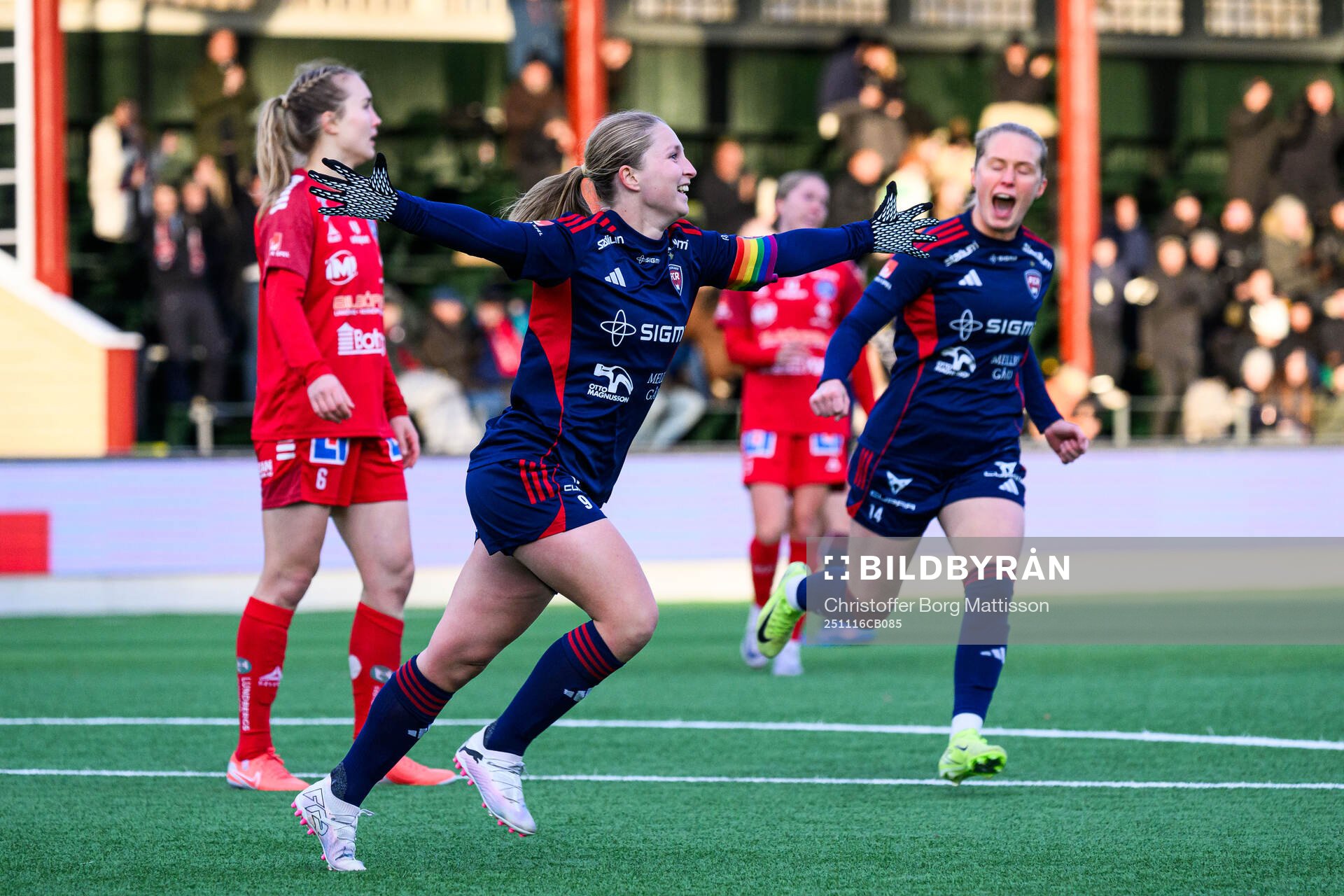 Rosengårds Hanna Andersson jublar