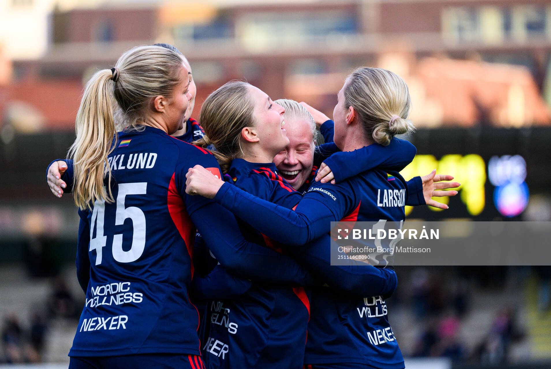 Rosengårds Hanna Andersson jublar