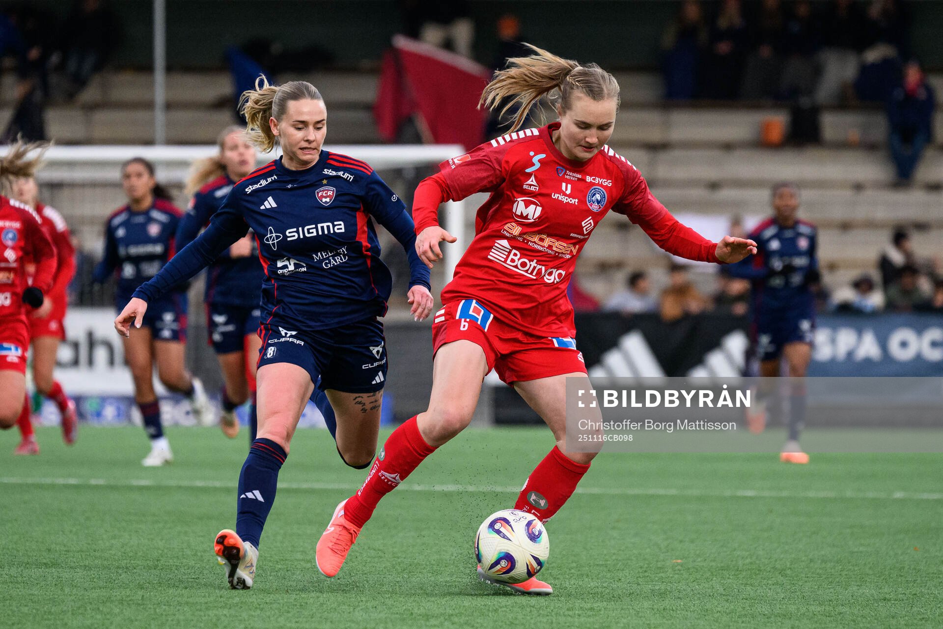 Rosengårds Emma Jansson och Linköpings Noor Eckhoff