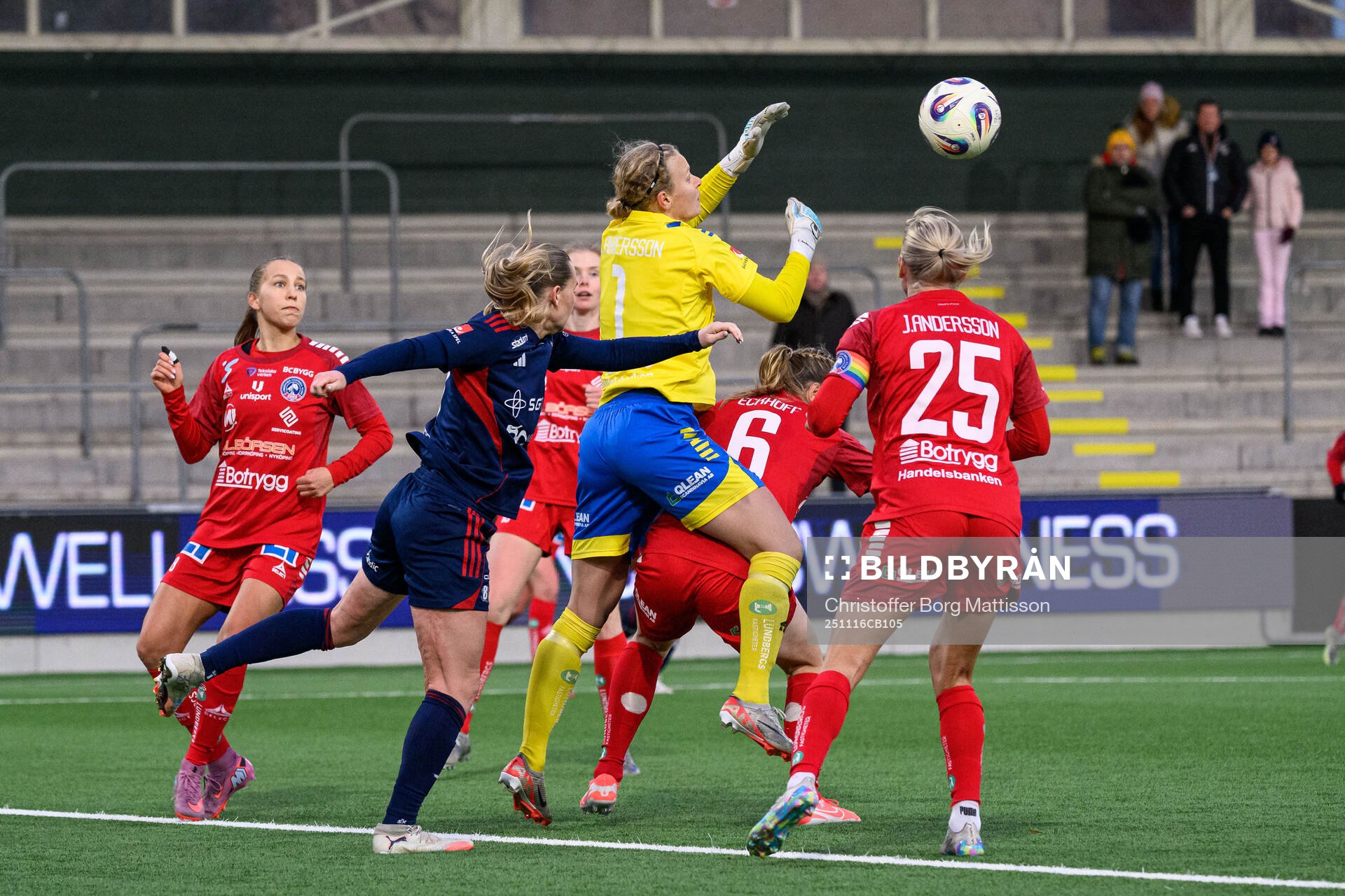 Linköpings målvakt Cajsa Andersson