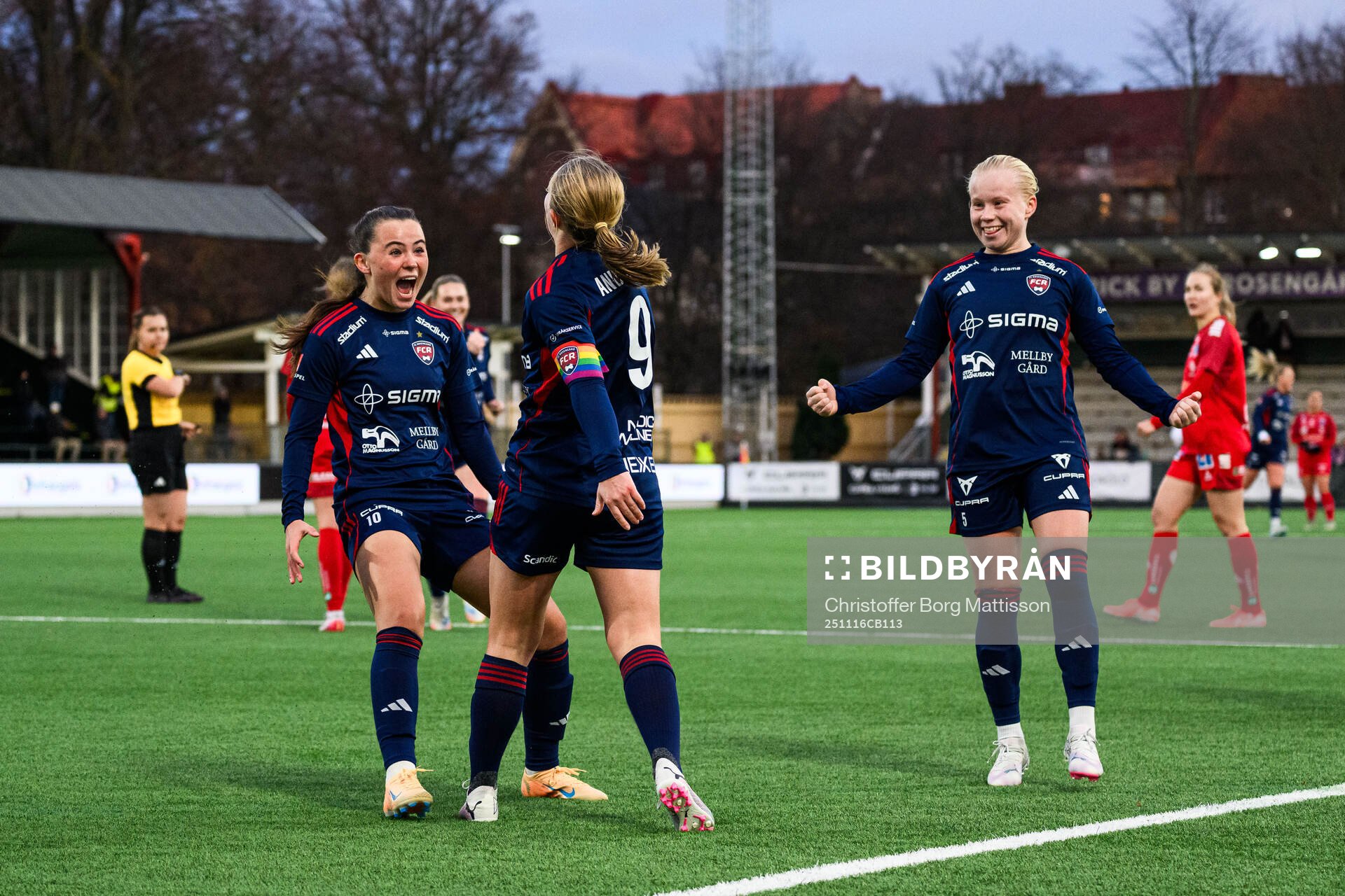 Rosengårds Hanna Andersson jublar