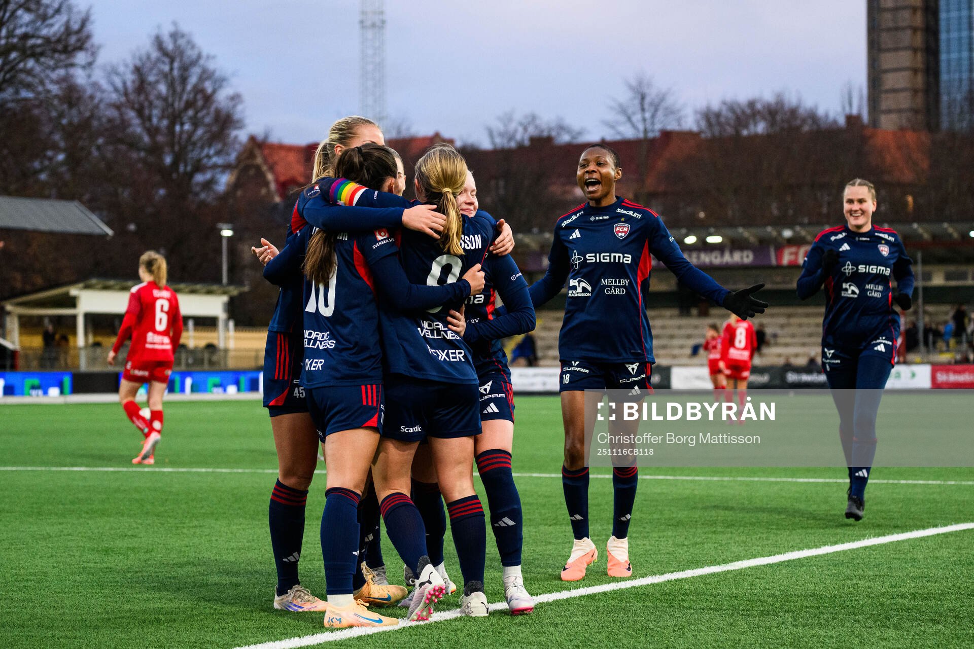 Rosengårds Hanna Andersson jublar