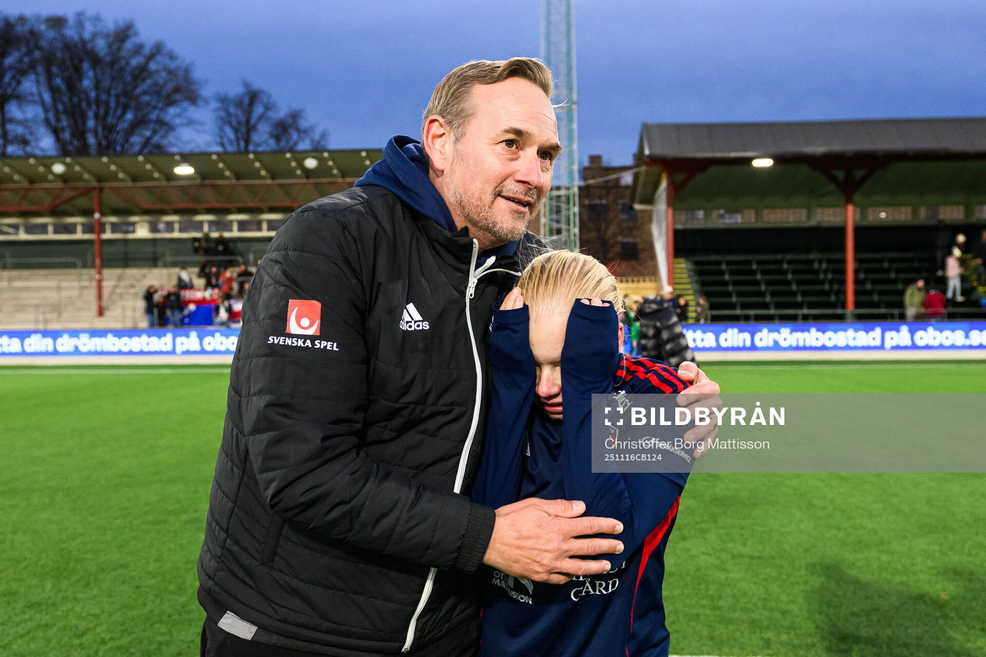 Rosengårds tränare Martin Qvarmans Möller och Anni