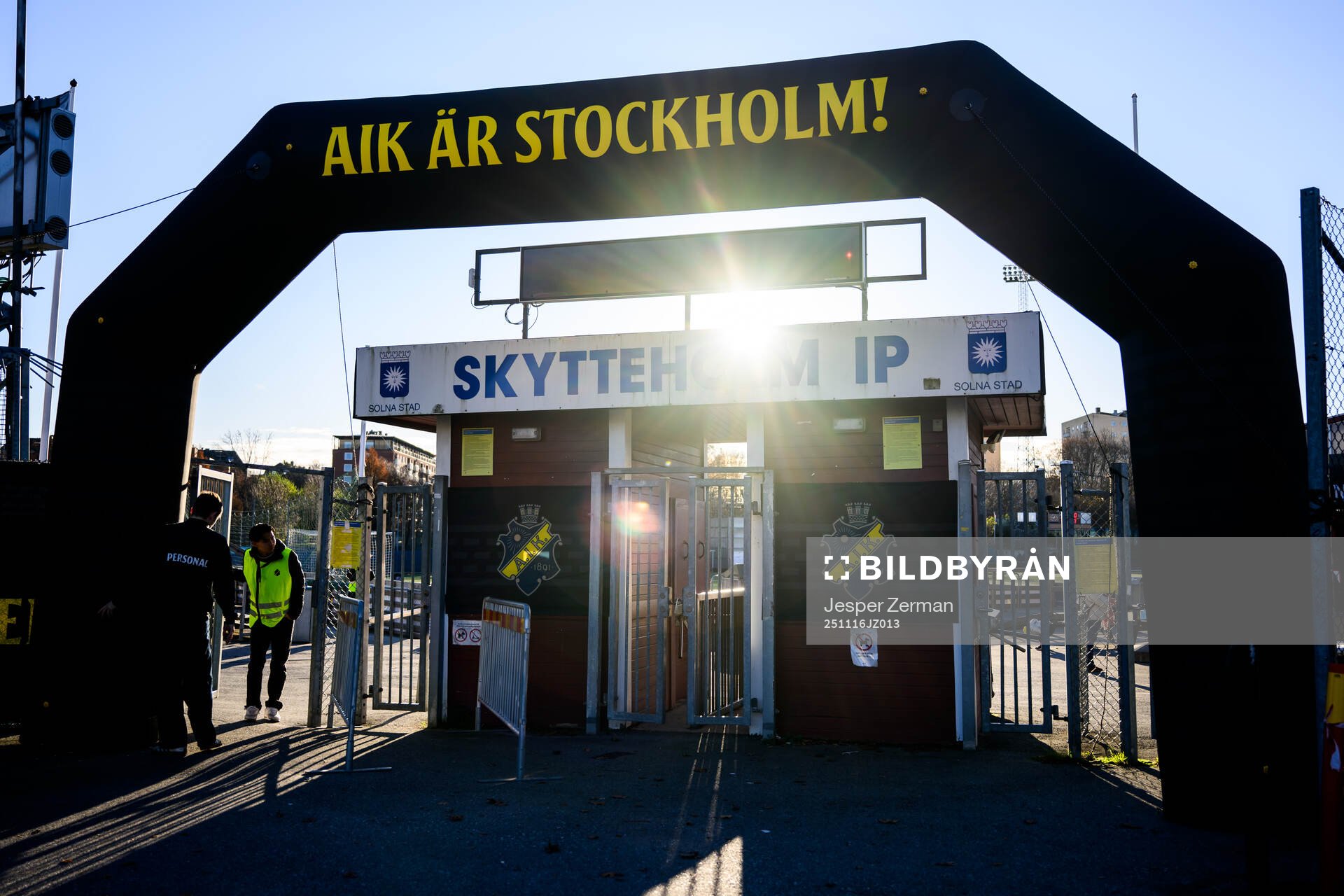 Entrén till Skytteholm IP