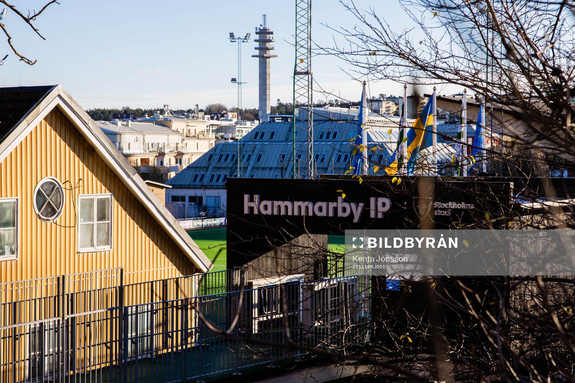 Exteriös av Hammarby IP