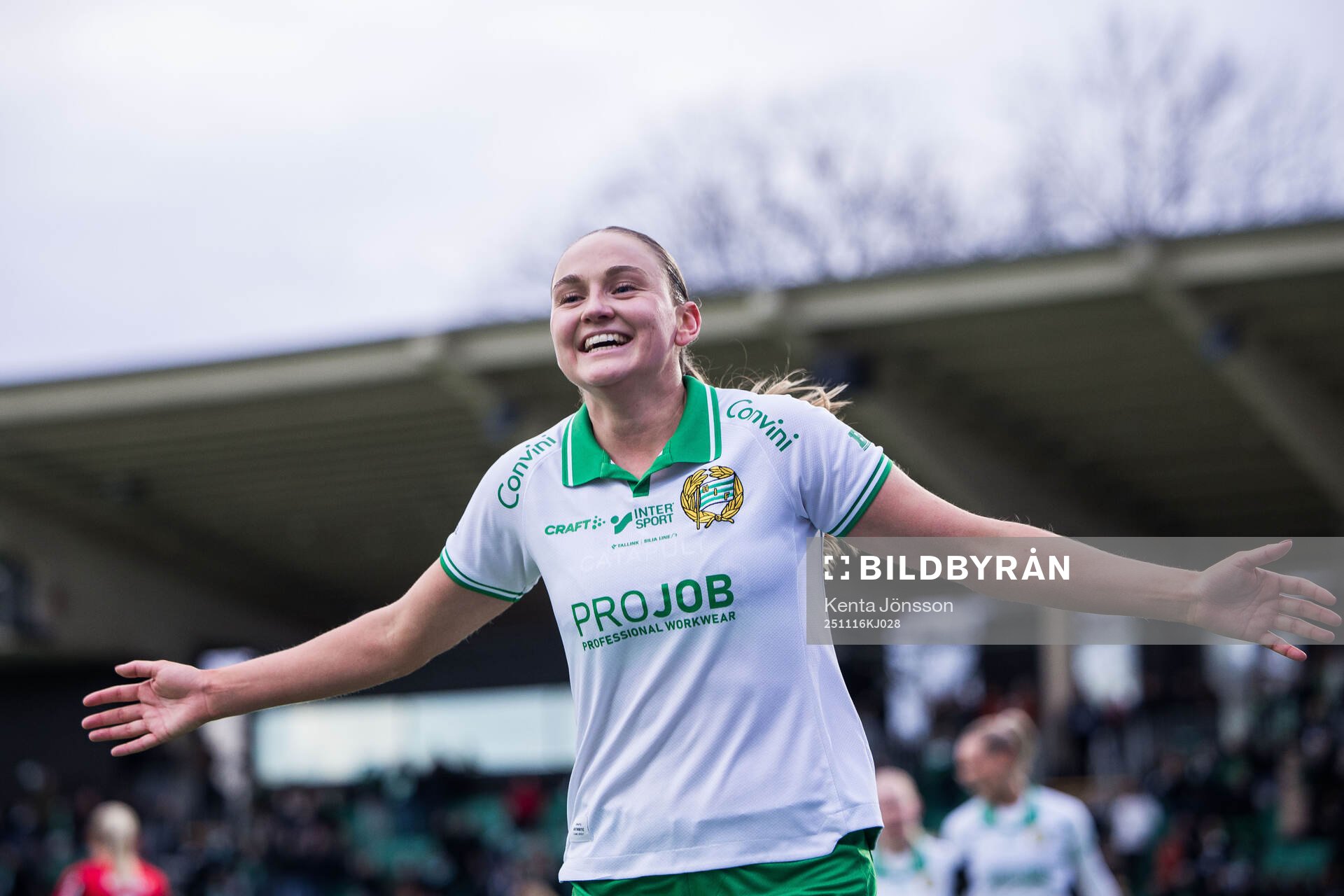 Hammarbys Vilde Hasund jublar