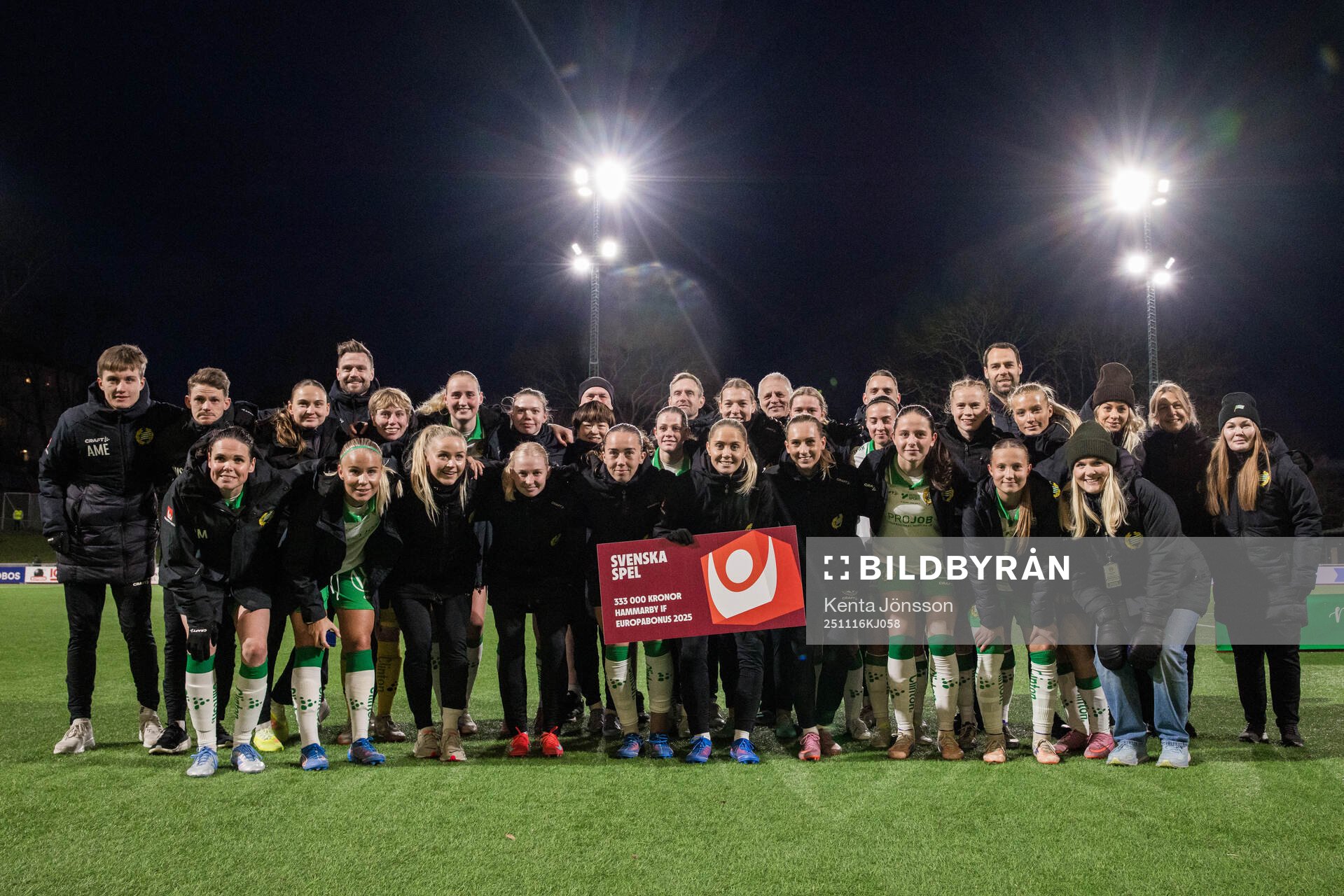 Spelare ur Hammarby slutar på andraplats i Damallsvenskan