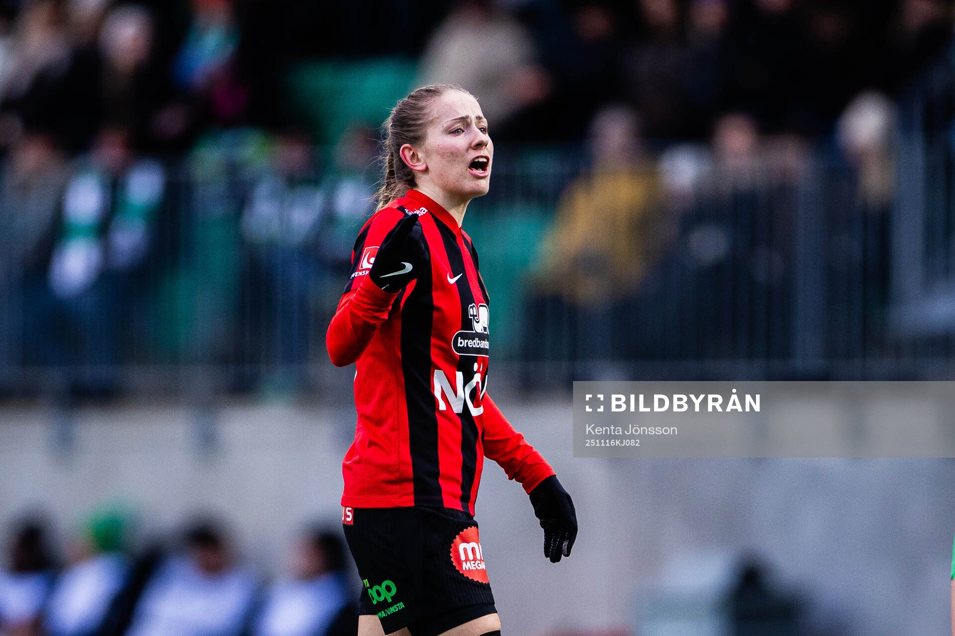 Brommapojkarnas Ida Bengtsson reagerar