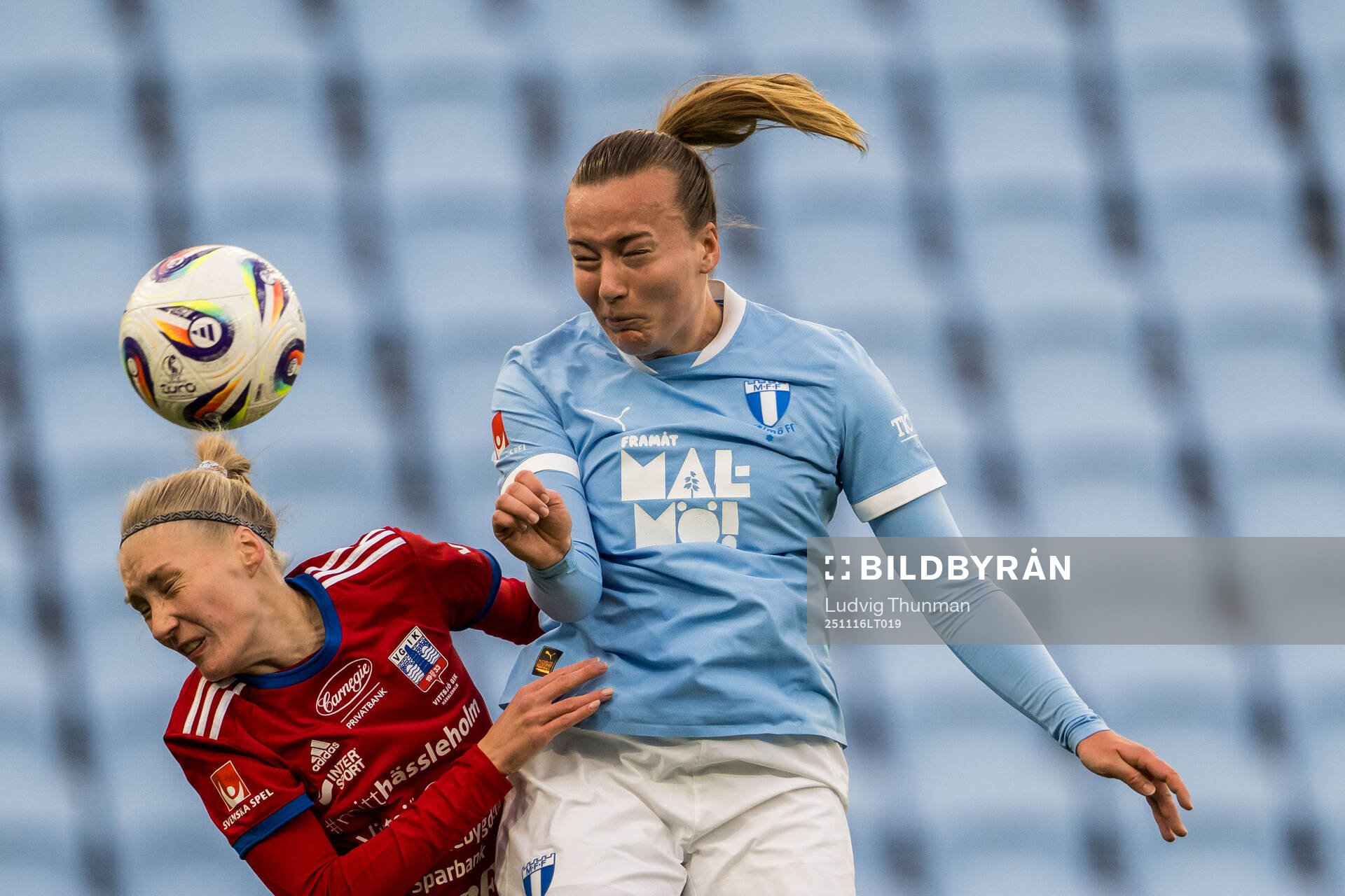 Vittsjös Sanni Ojanen och Malmö FFs Sara Kanutte