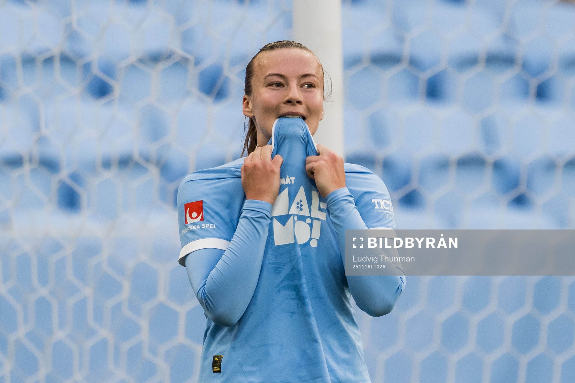 Malmö FFs Sara Kanutte Sørensen Fornes deppar