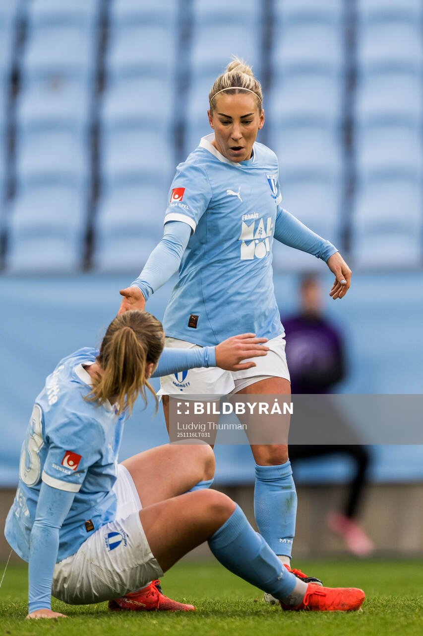 Malmö FFs Mia Persson och Sara Kanutte Sørensen Fornes