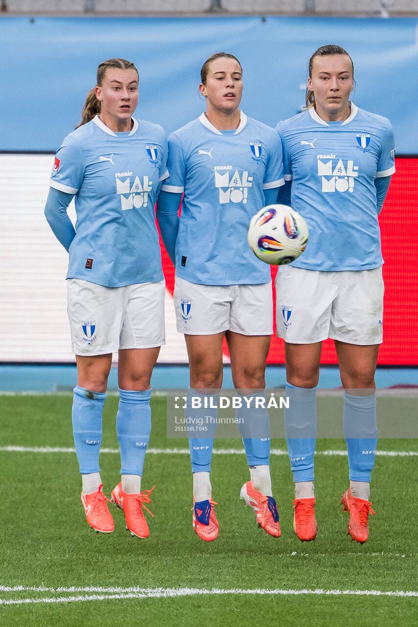 Malmö FFs Agnes Mårtensson och Sara Kanutte Sørensen