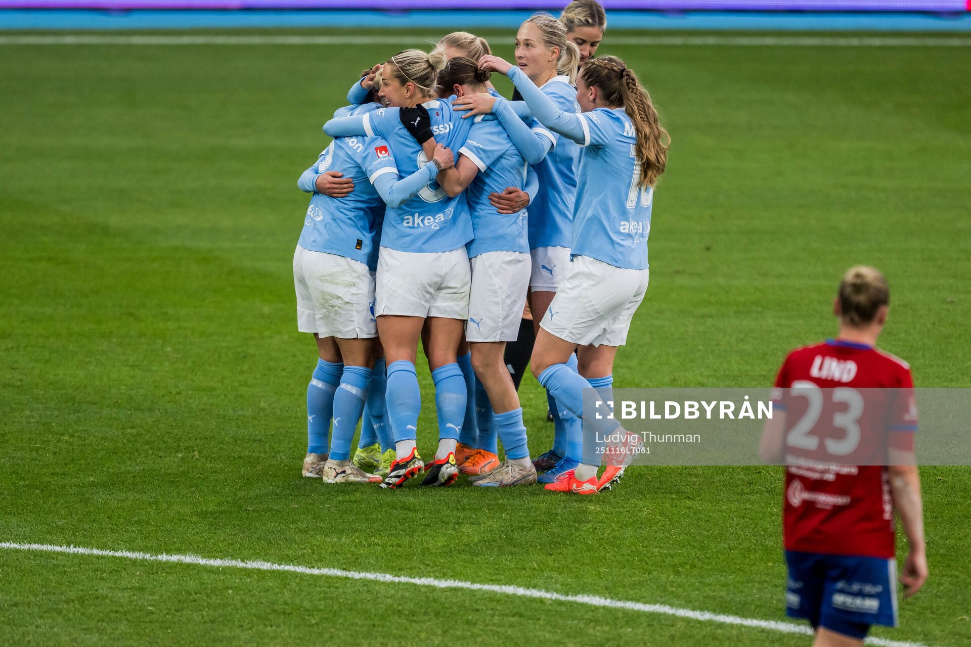 Malmö FFs spelare jublar