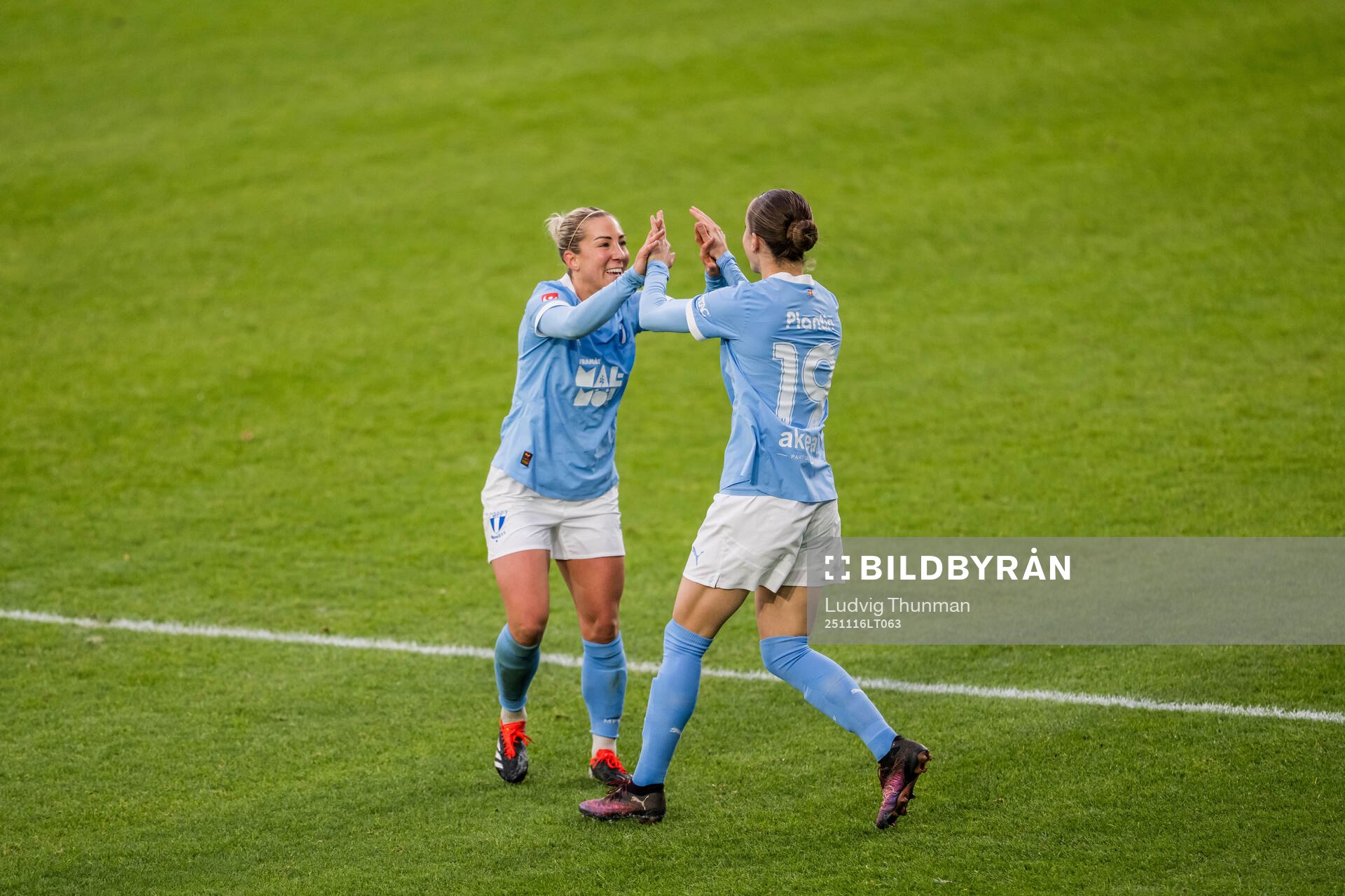 Malmö FFs Mia Persson och Anna Plantin