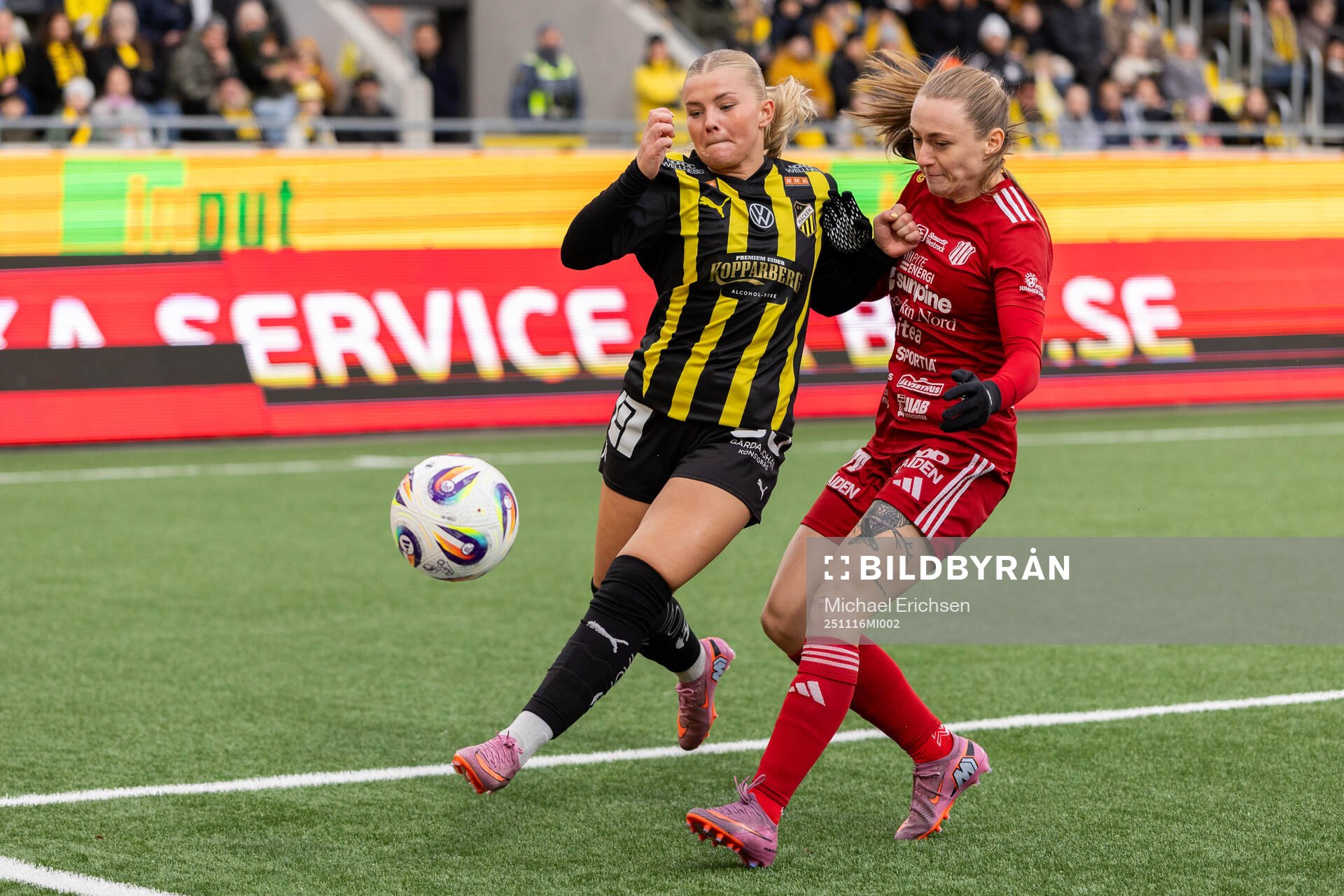 Häckens Matilda Nildén och Piteås Asla Johannesen