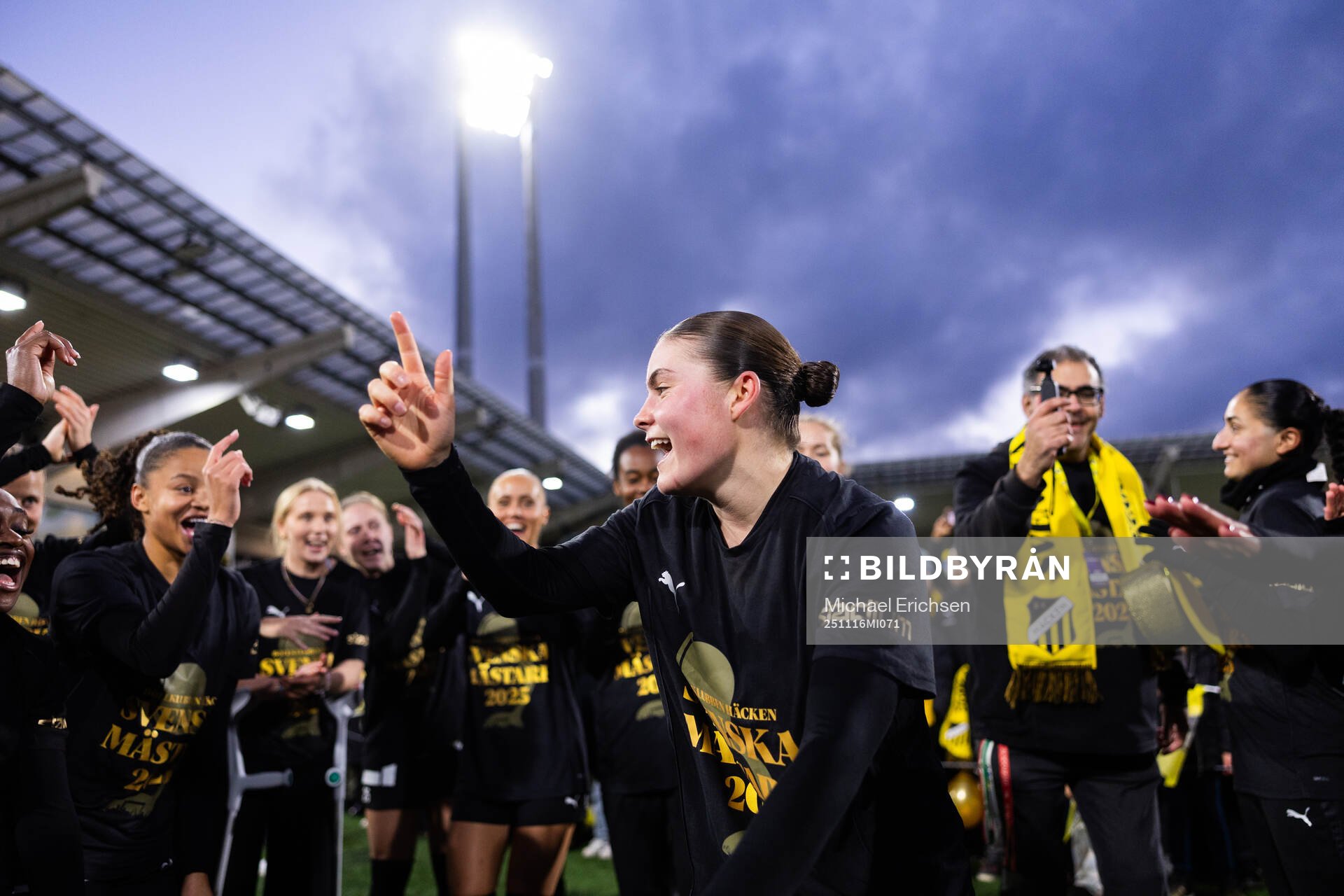 Häckens Hanna Wijk jublar