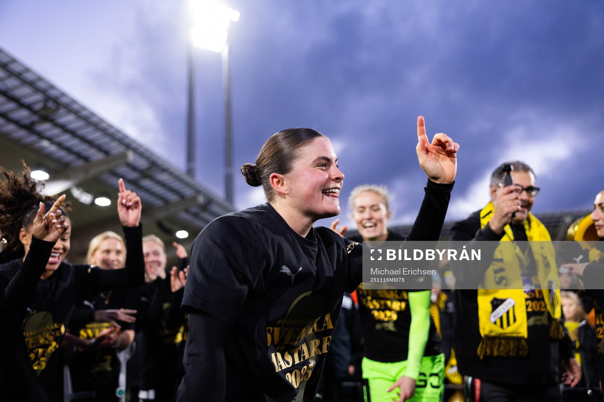 Häckens Hanna Wijk jublar