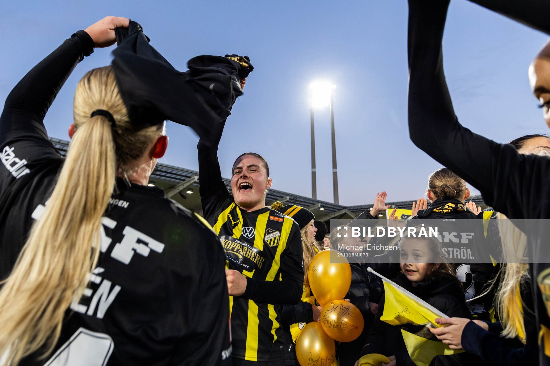 Häckens Hanna Wijk jublar