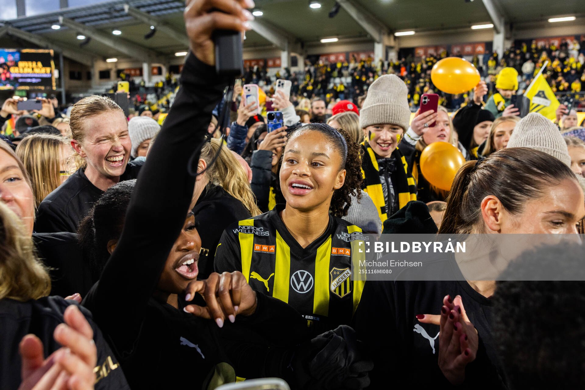 Häcken Felicia Schröder jublar