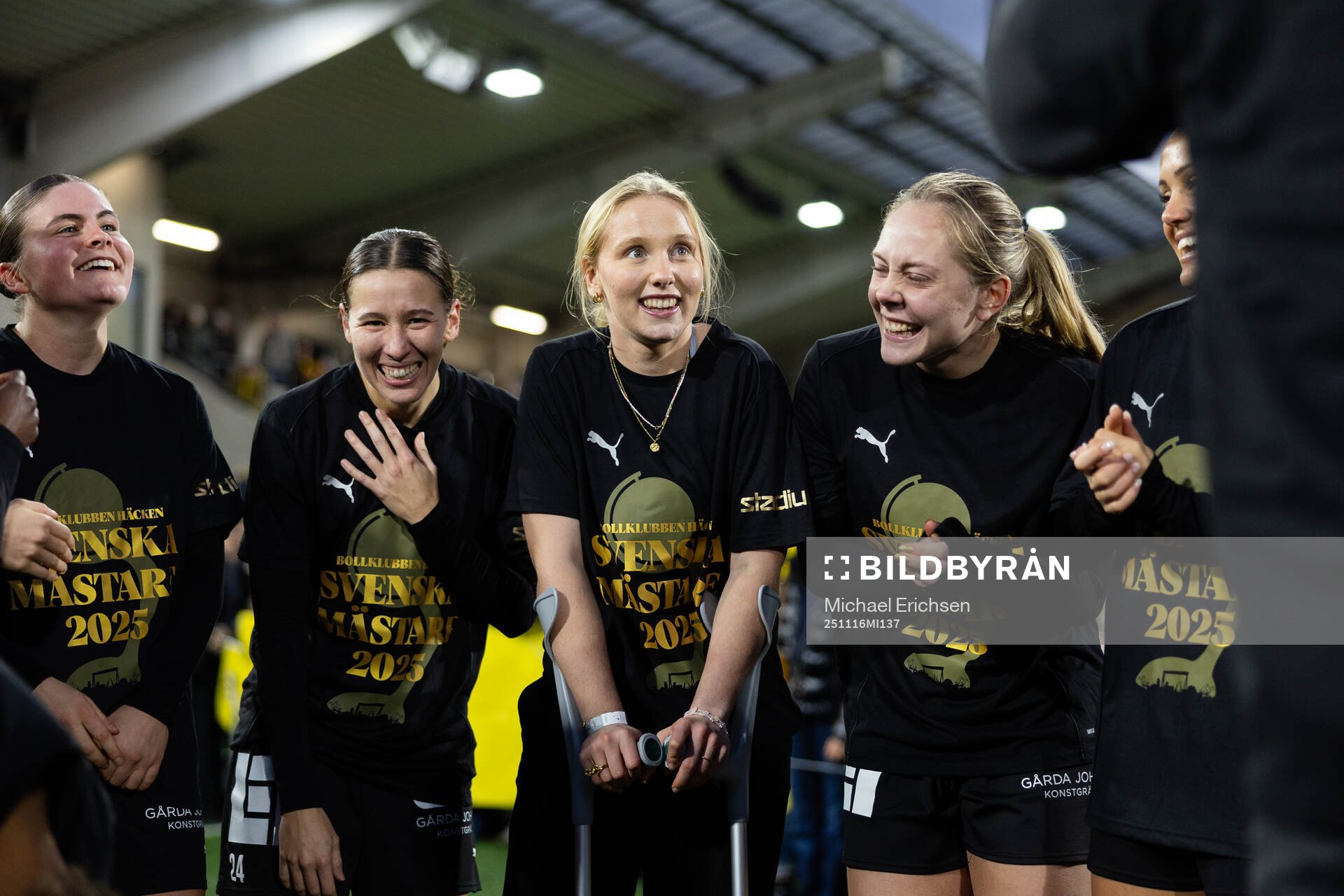 Häckens Hanna Wijk, Anna Anvegård,  Johanna Fossdalsá