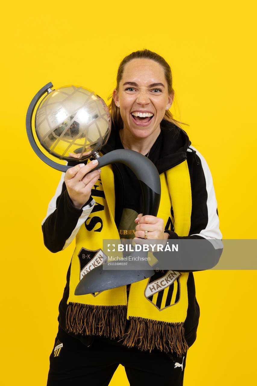 Häckens Elin Rubensson jublar med Kronprinsessan Victorias