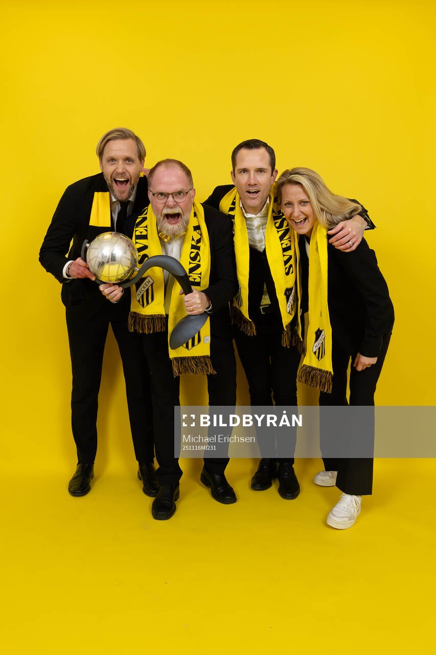 Häckens klubbdirektör Marcus Jodin, ordförande Anders