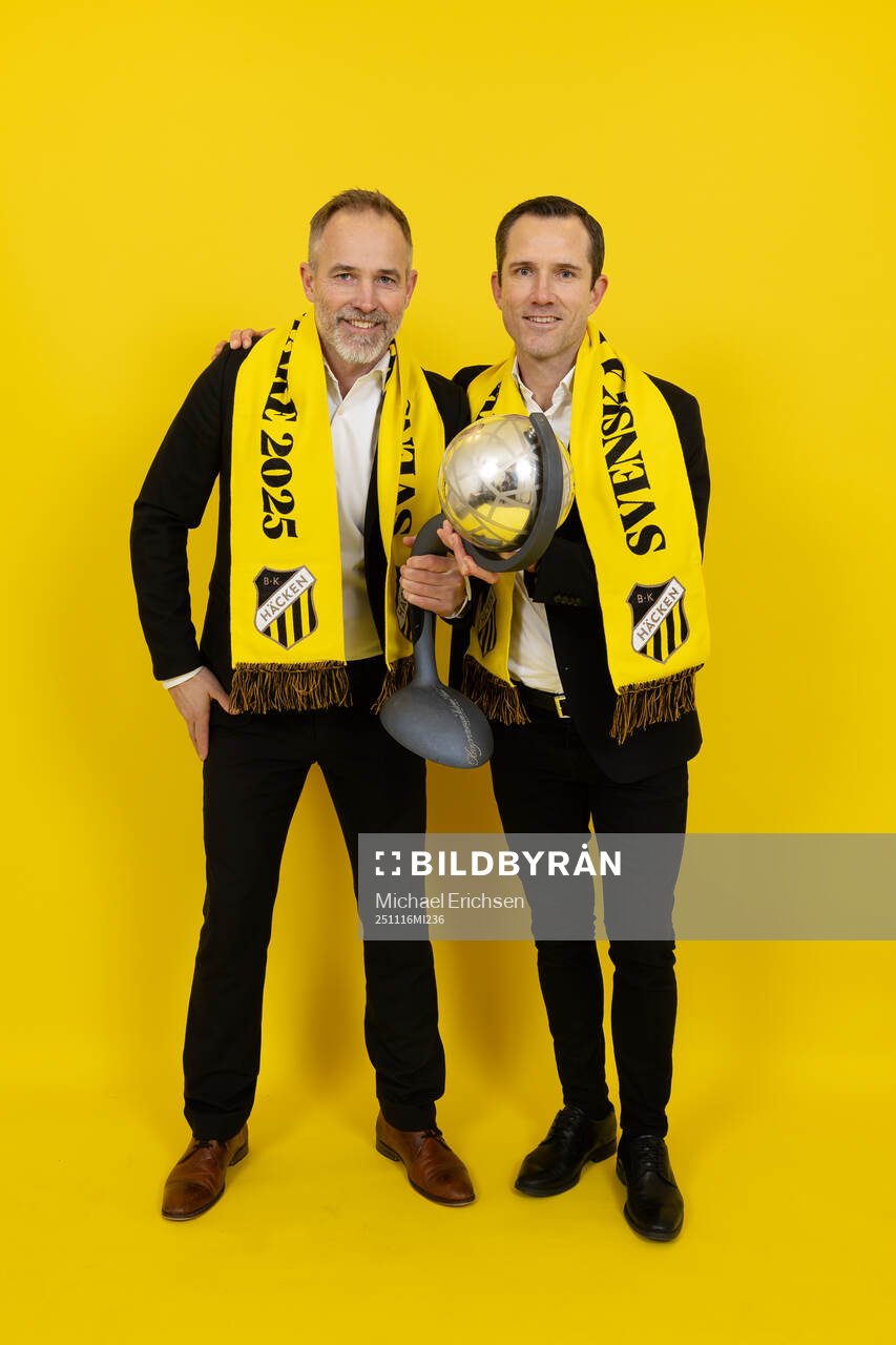 Häckens sportchef Christian Lundström och fotbollschef
