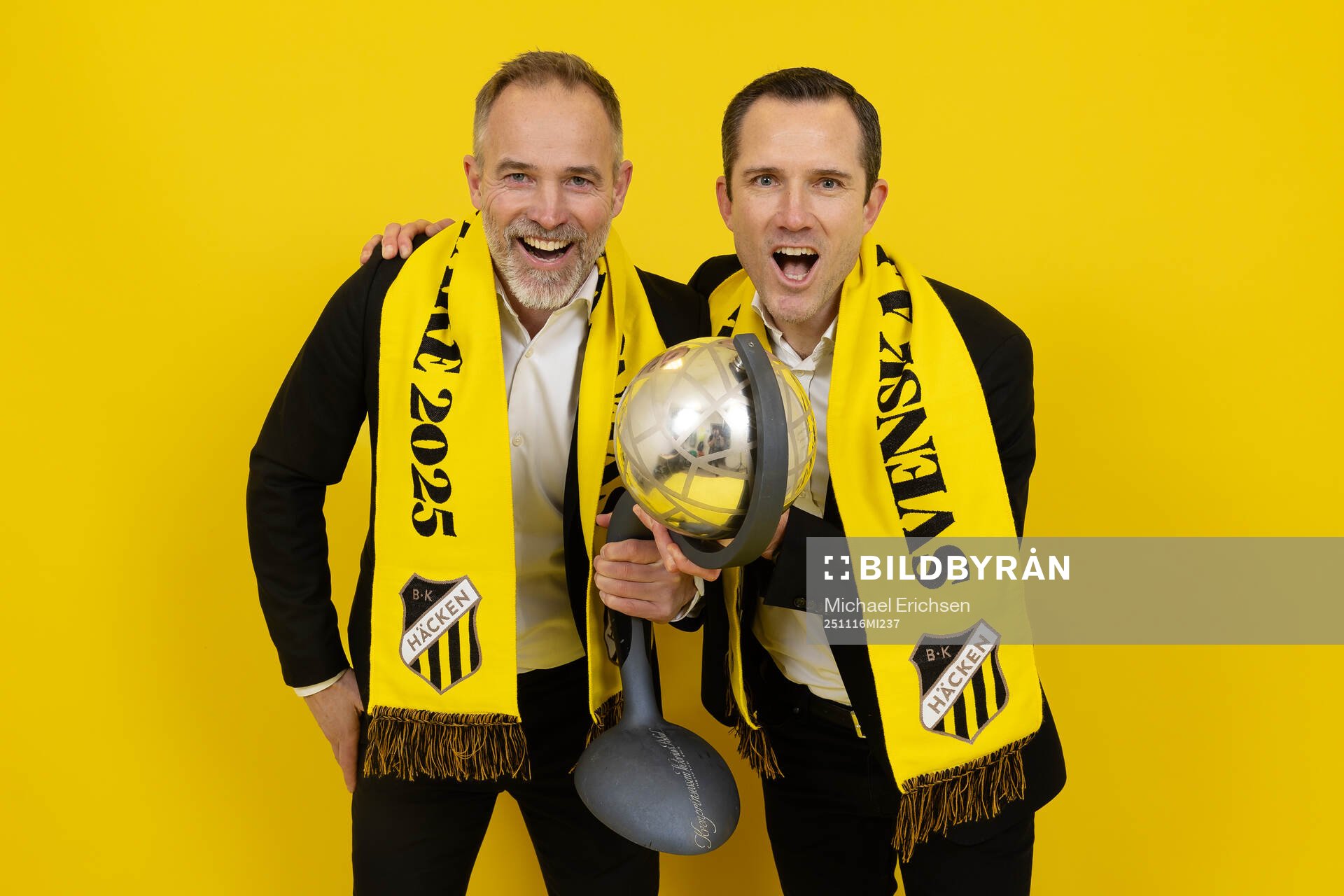 Häckens sportchef Christian Lundström och fotbollschef