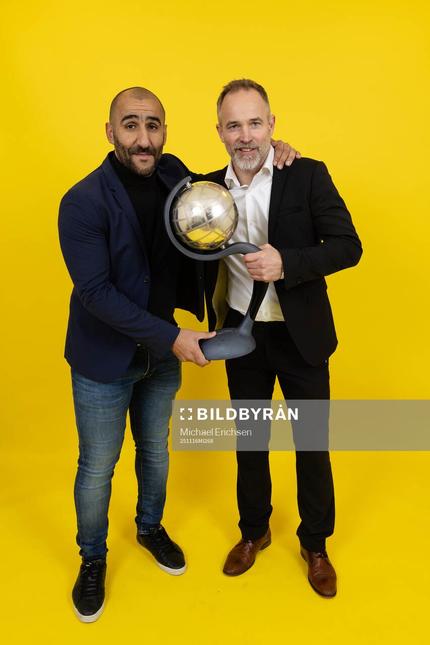 Häckens tränare Mak Lind och sportchef Christian
