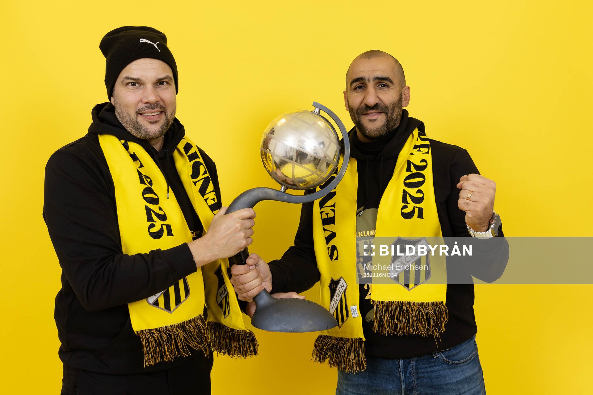 Häckens målvaktstränare Mattias Gustafsson och tränare