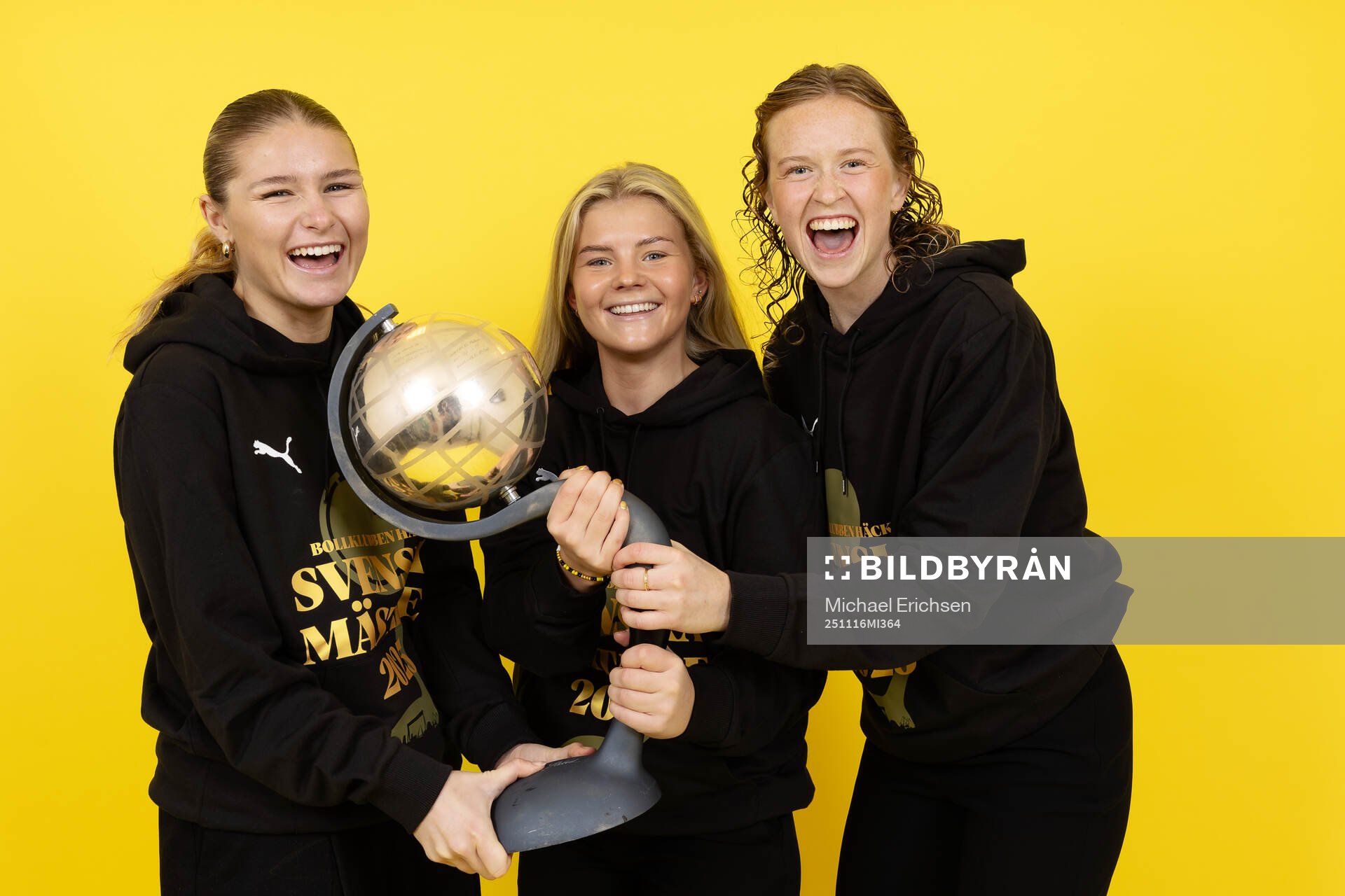 Häckens Emilie Carlberg Byrnak, Matilda Nildén och Emma