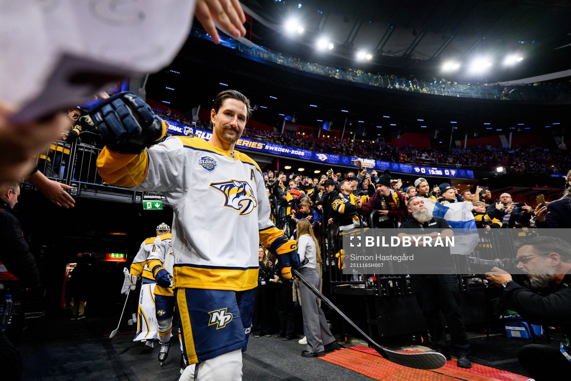 Filip Forsberg of Nashville Predators