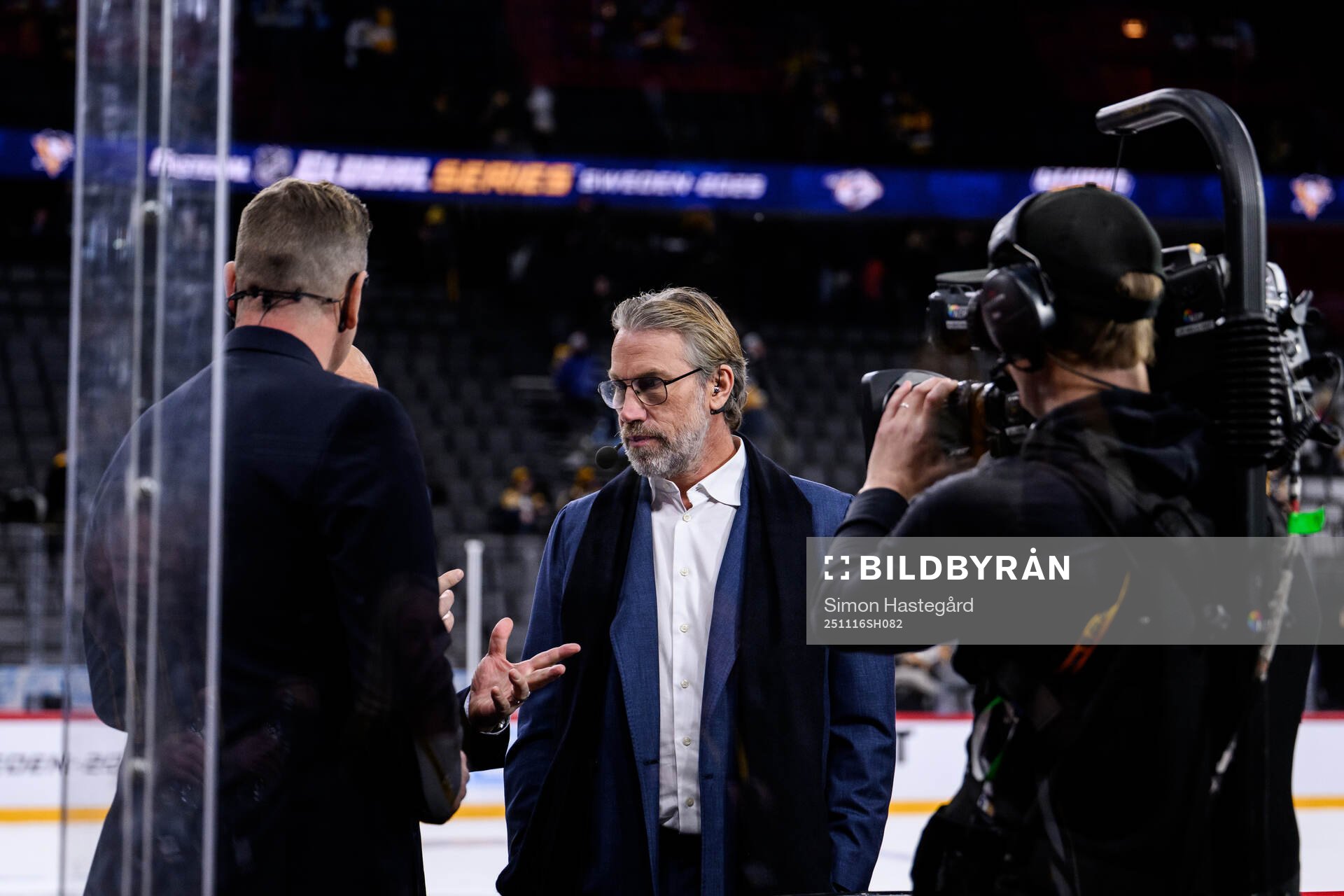 Peter Forsberg in the Viaplay Studio