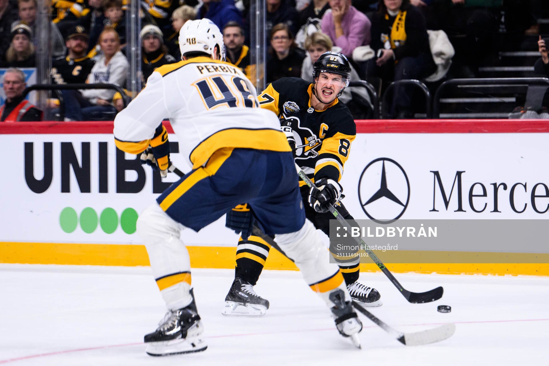 Sidney Crosby of Pittsburgh Penguins