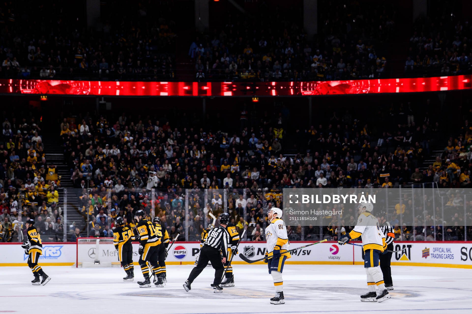 Jonathan Marchessault and Filip Forsberg of Nashville