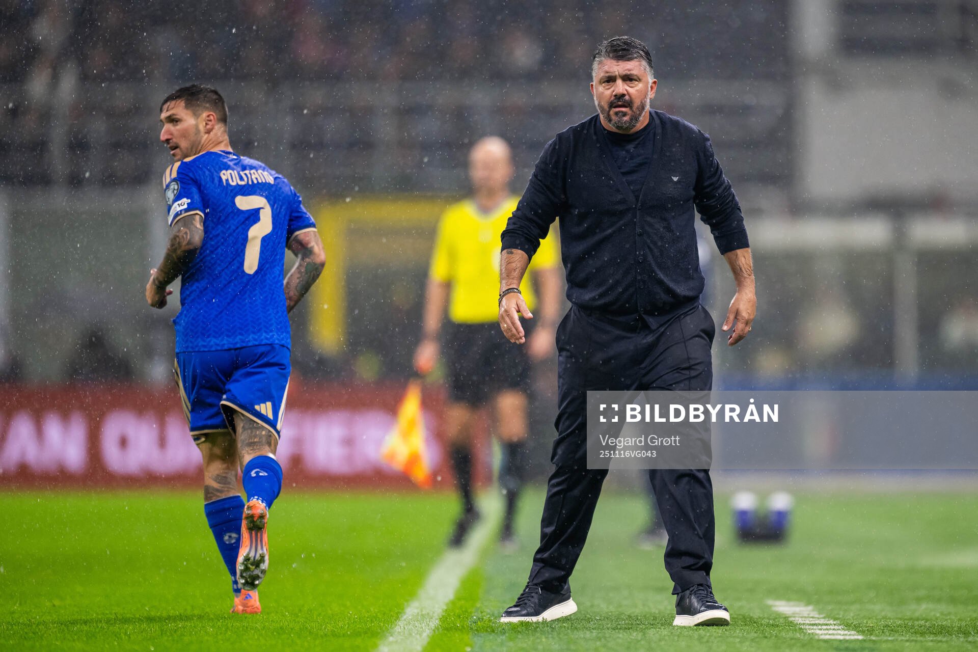 Head coach Gennaro Gattuso of Italy